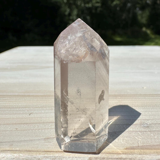 Rare Small Pink Lithium Point from Brazil - #12