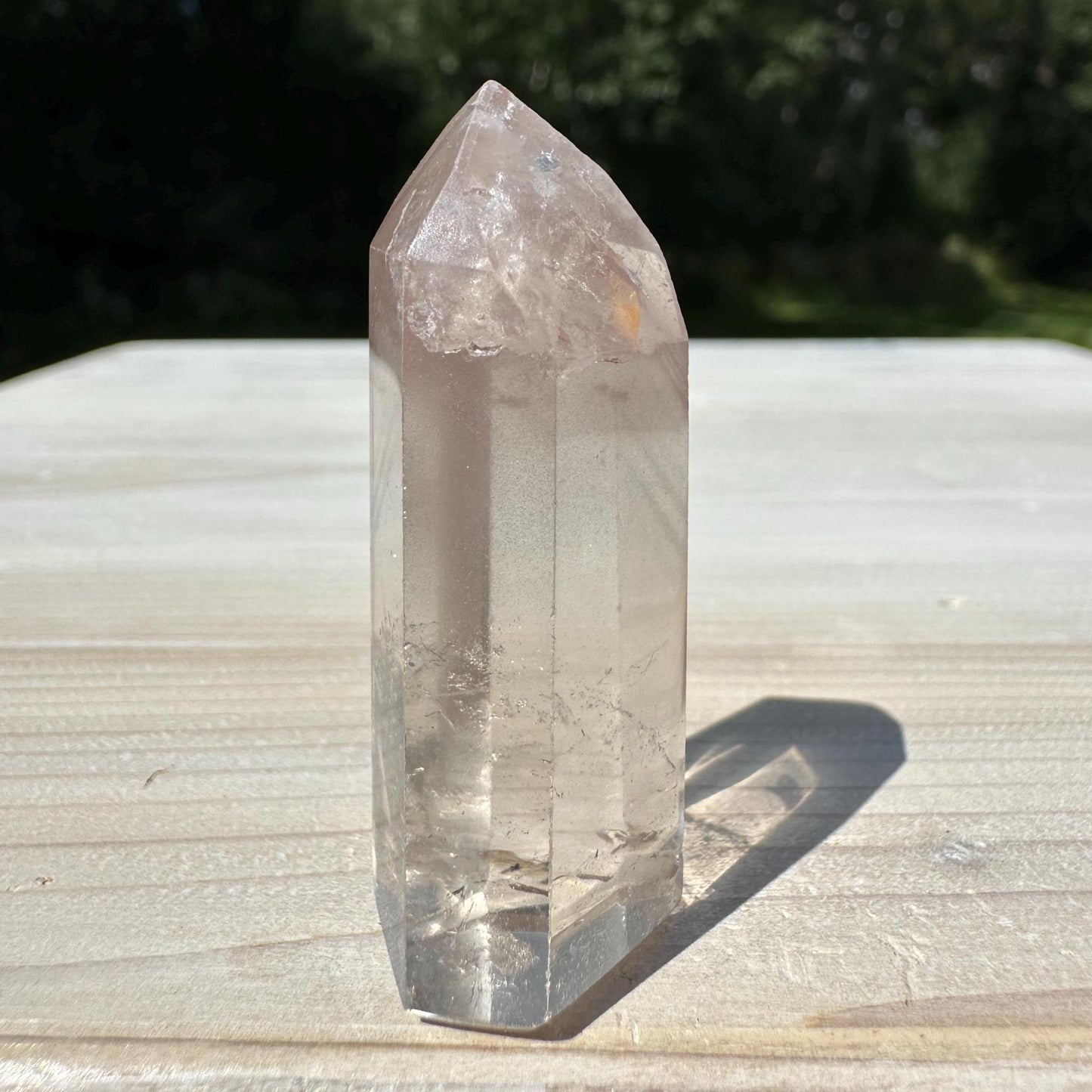 Rare Small Pink Lithium Point from Brazil - #12