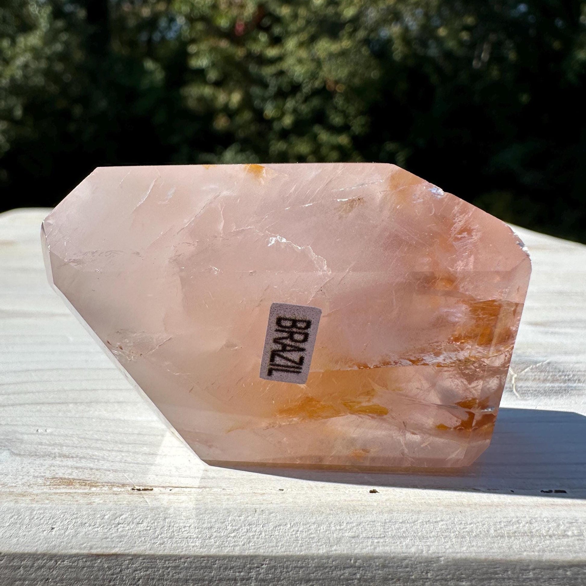 Gorgeous Rose Quartz and Golden Healer Combo Mineral Freeform - #4