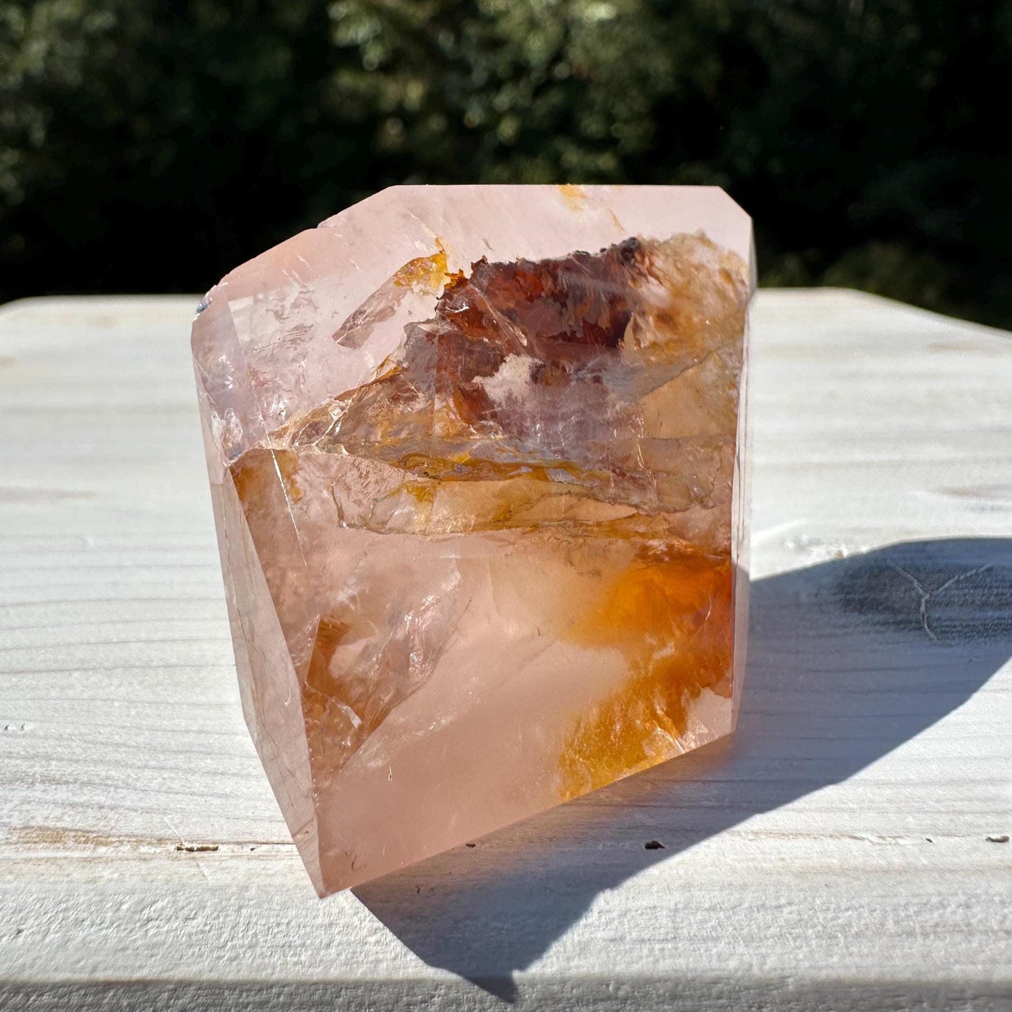 Gorgeous Rose Quartz and Golden Healer Combo Mineral Freeform - #4