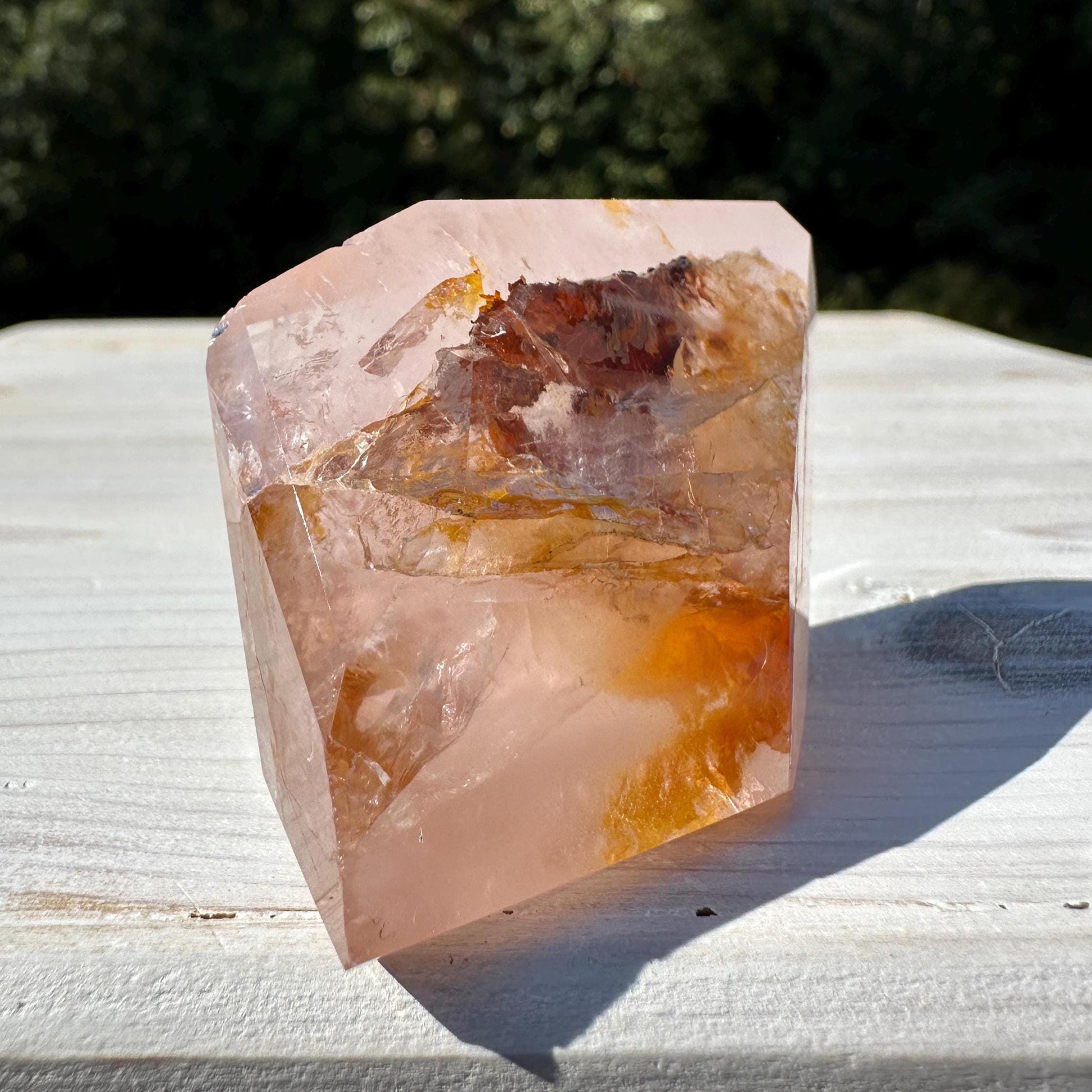 Gorgeous Rose Quartz and Golden Healer Combo Mineral Freeform - #4