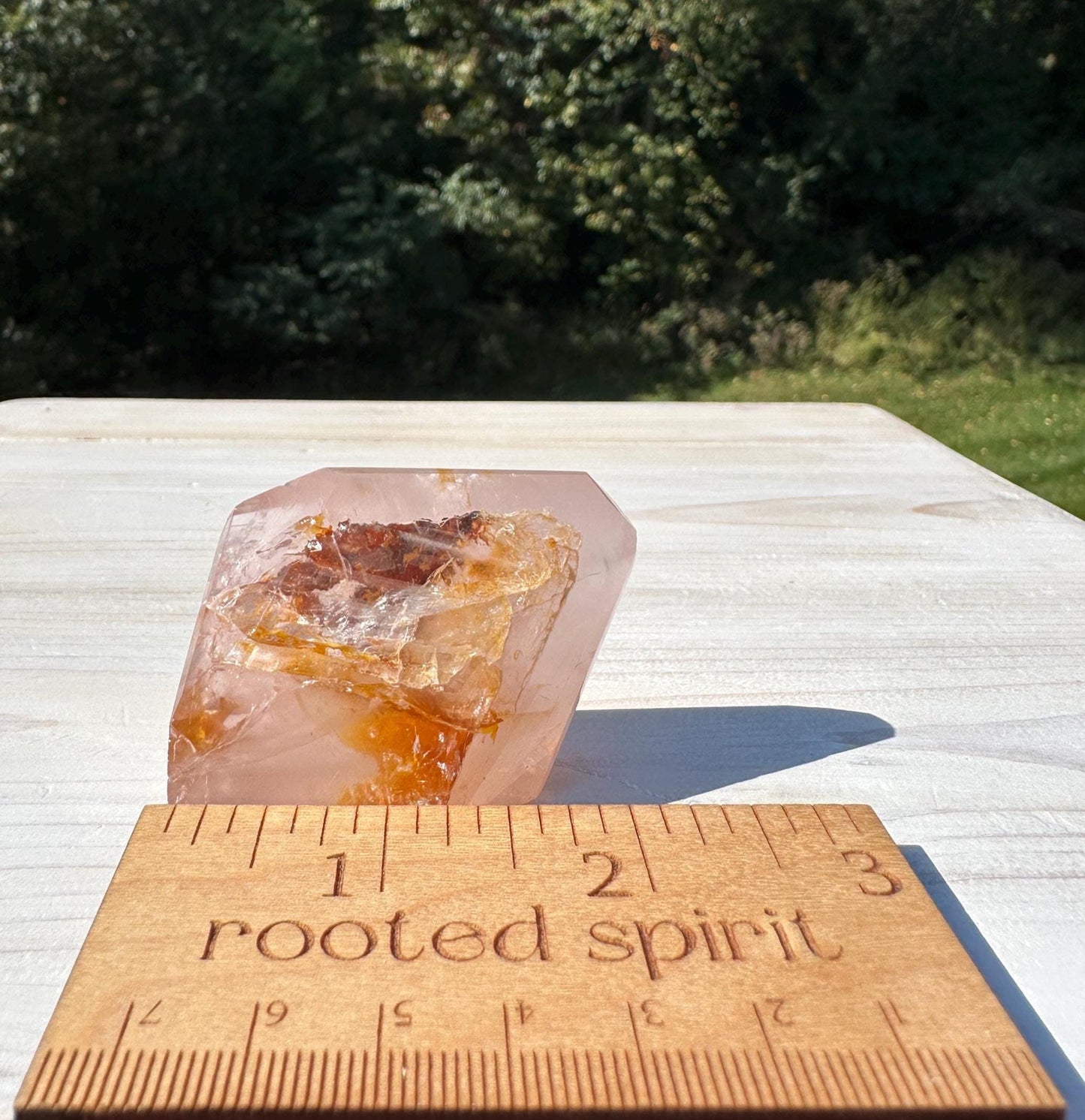 Gorgeous Rose Quartz and Golden Healer Combo Mineral Freeform - #4