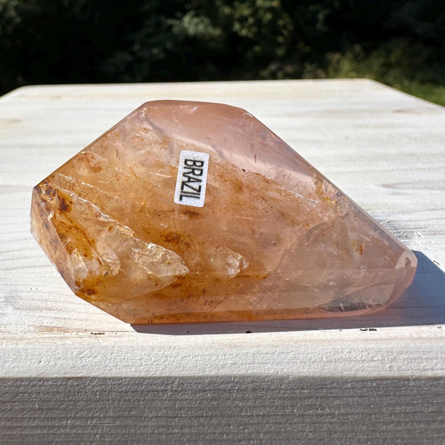 Gorgeous Rose Quartz and Golden Healer Combo Mineral Freeform - #6