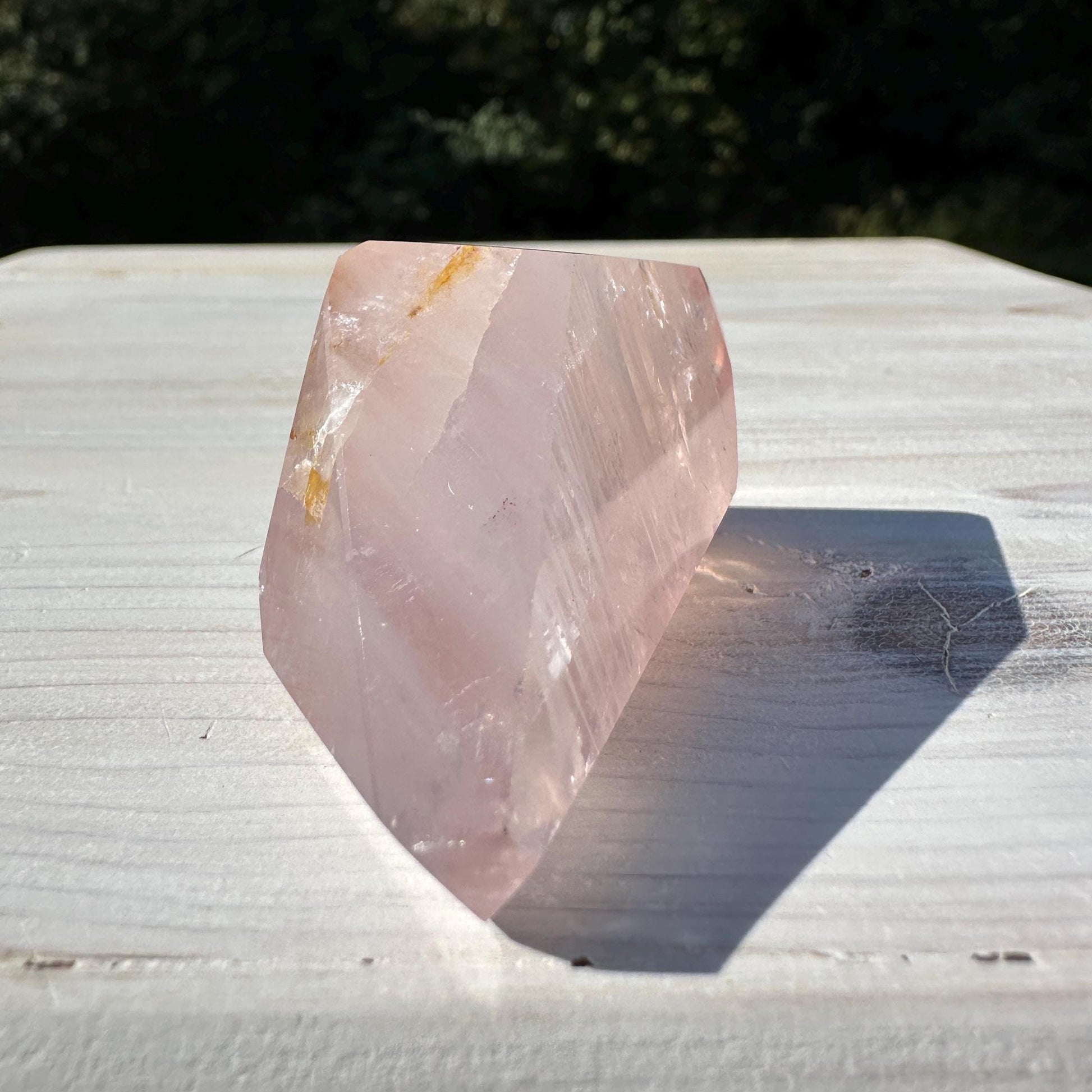 Gorgeous Rose Quartz and Golden Healer Combo Mineral Freeform - #7