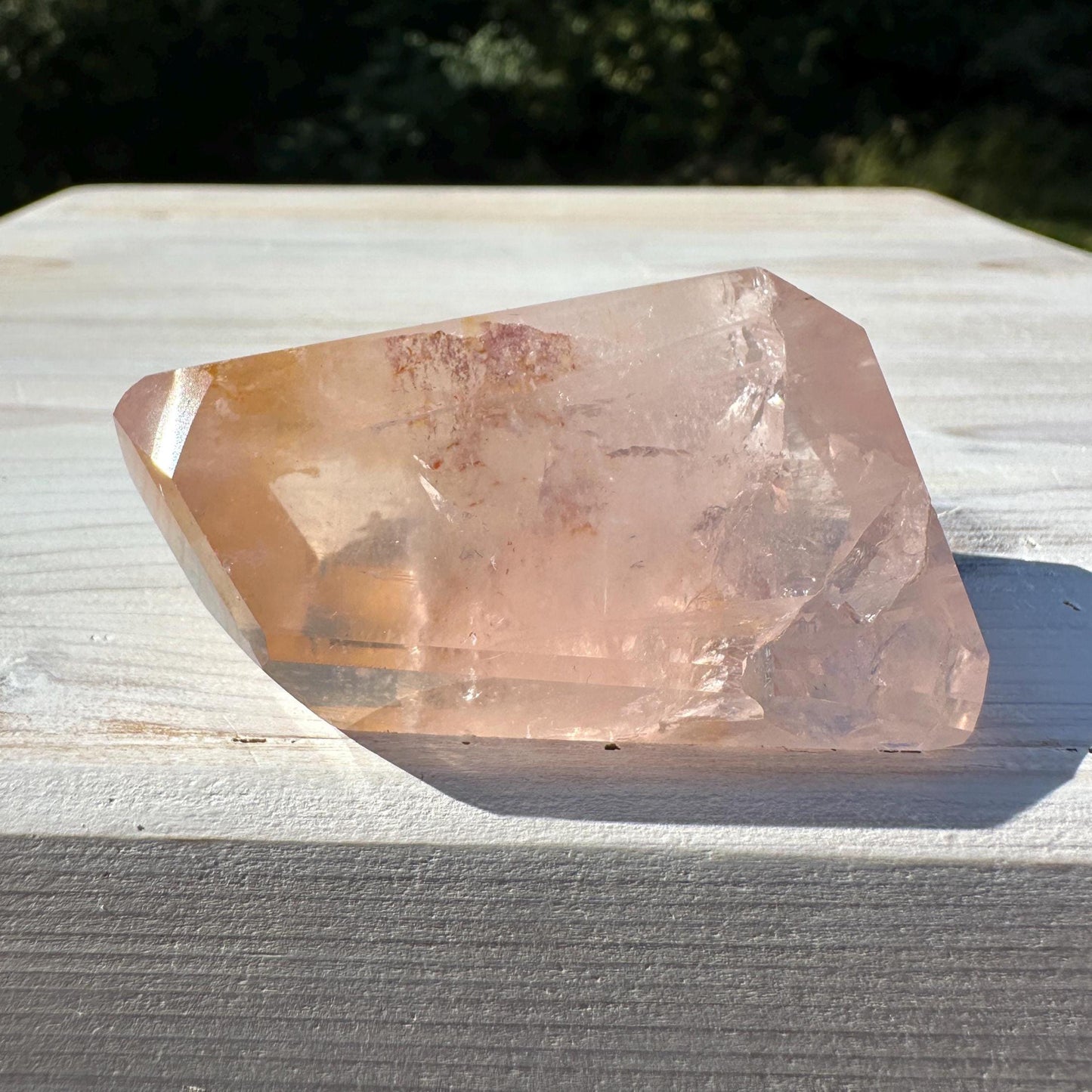 Gorgeous Rose Quartz and Golden Healer Combo Mineral Freeform - #8