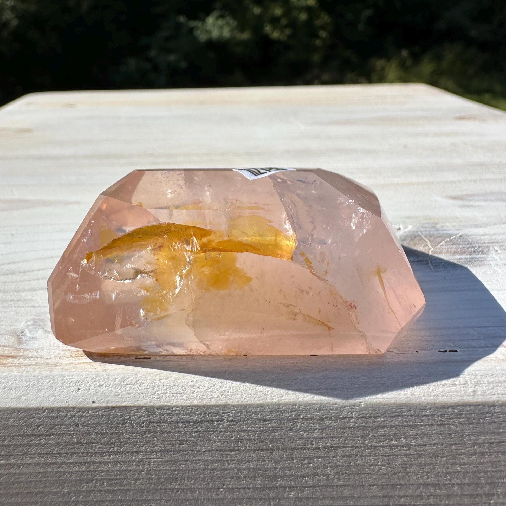 Gorgeous Rose Quartz and Golden Healer Combo Mineral Freeform - #8