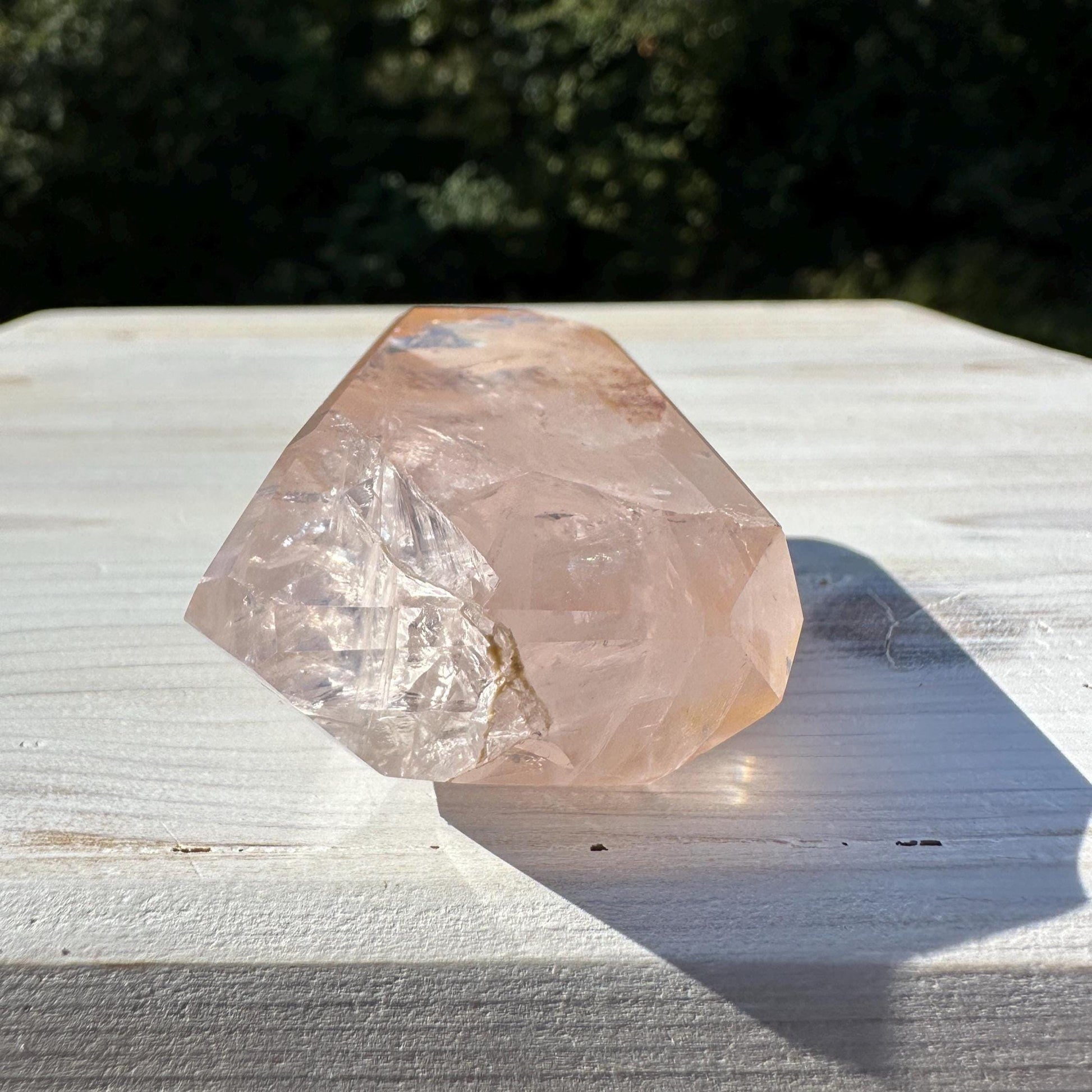 Gorgeous Rose Quartz and Golden Healer Combo Mineral Freeform - #8