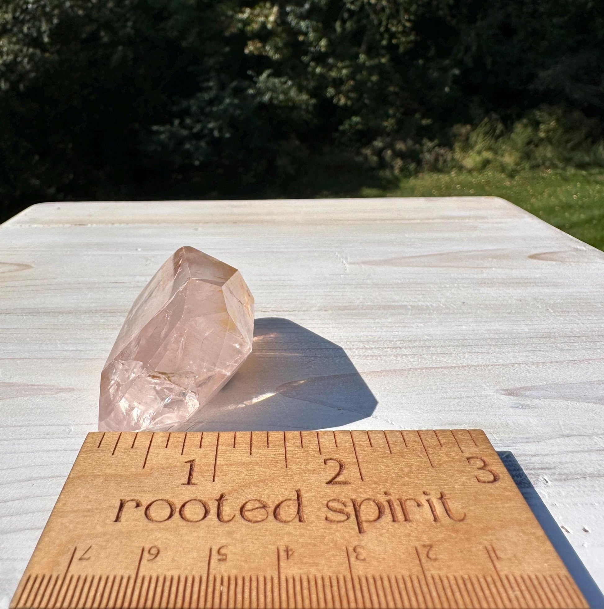 Gorgeous Rose Quartz and Golden Healer Combo Mineral Freeform - #8