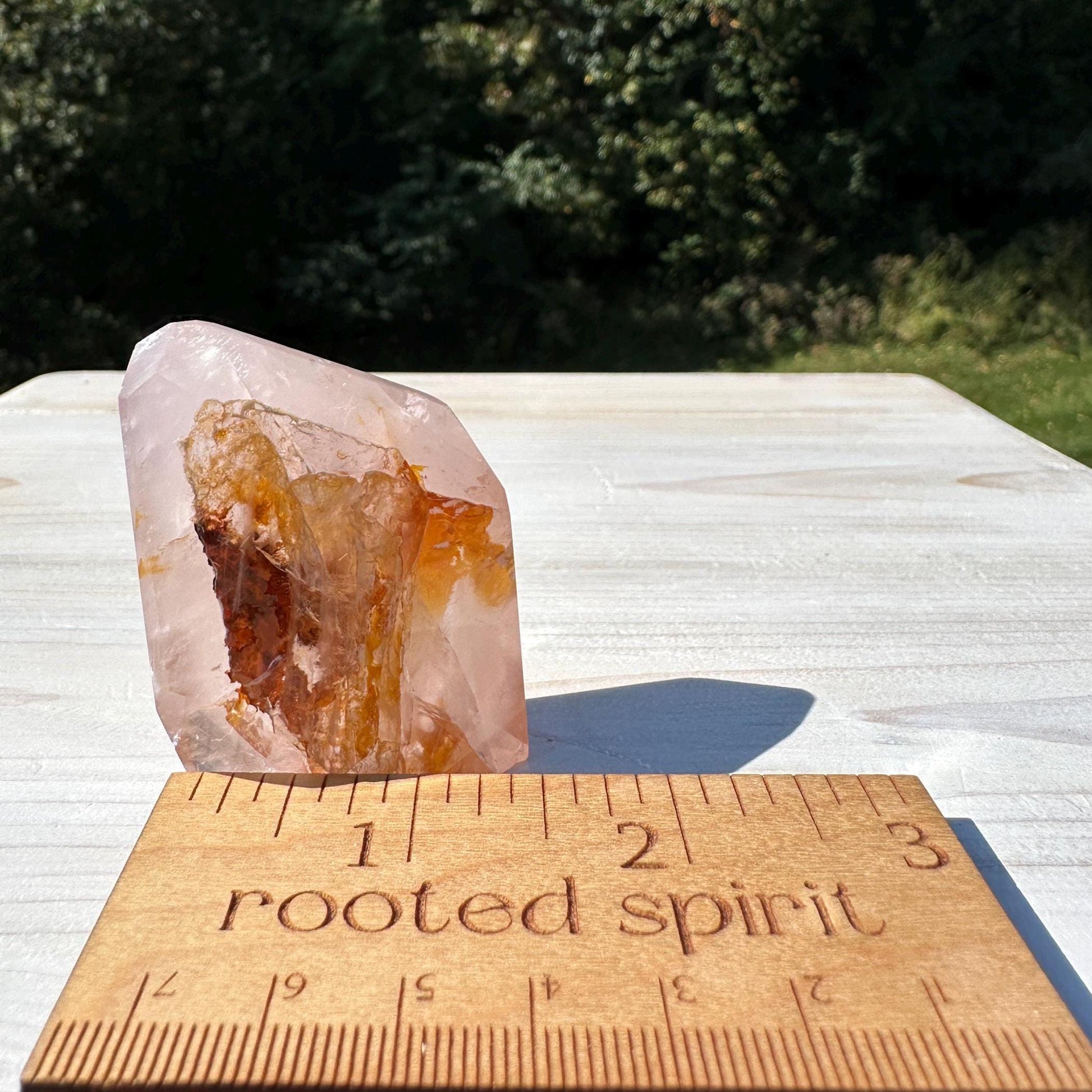 Gorgeous Rose Quartz and Golden Healer Combo Mineral Freeform - #4