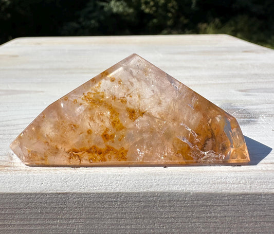 Gorgeous Rose Quartz and Golden Healer Combo Mineral Freeform - #5