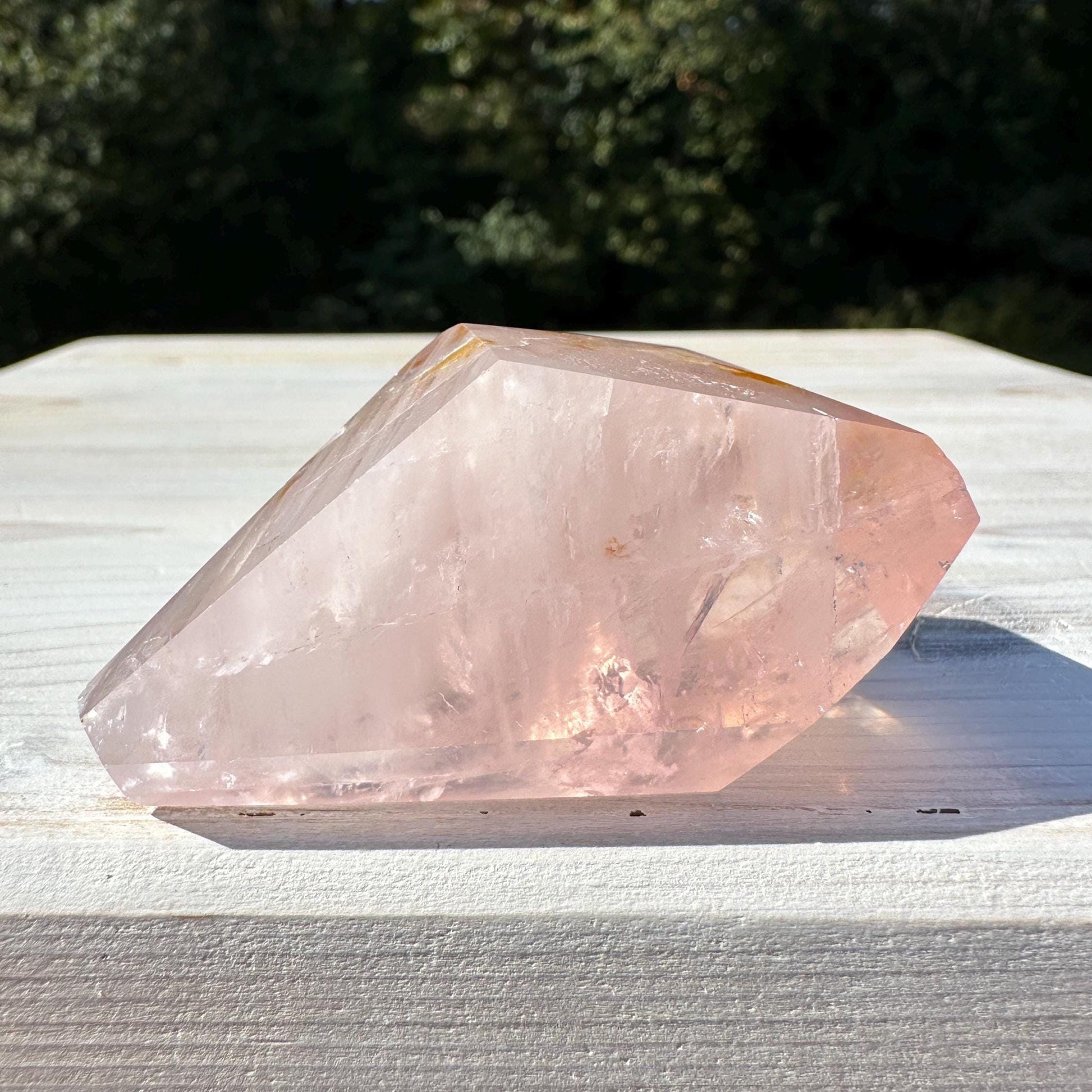Gorgeous Rose Quartz and Golden Healer Combo Mineral Freeform - #7