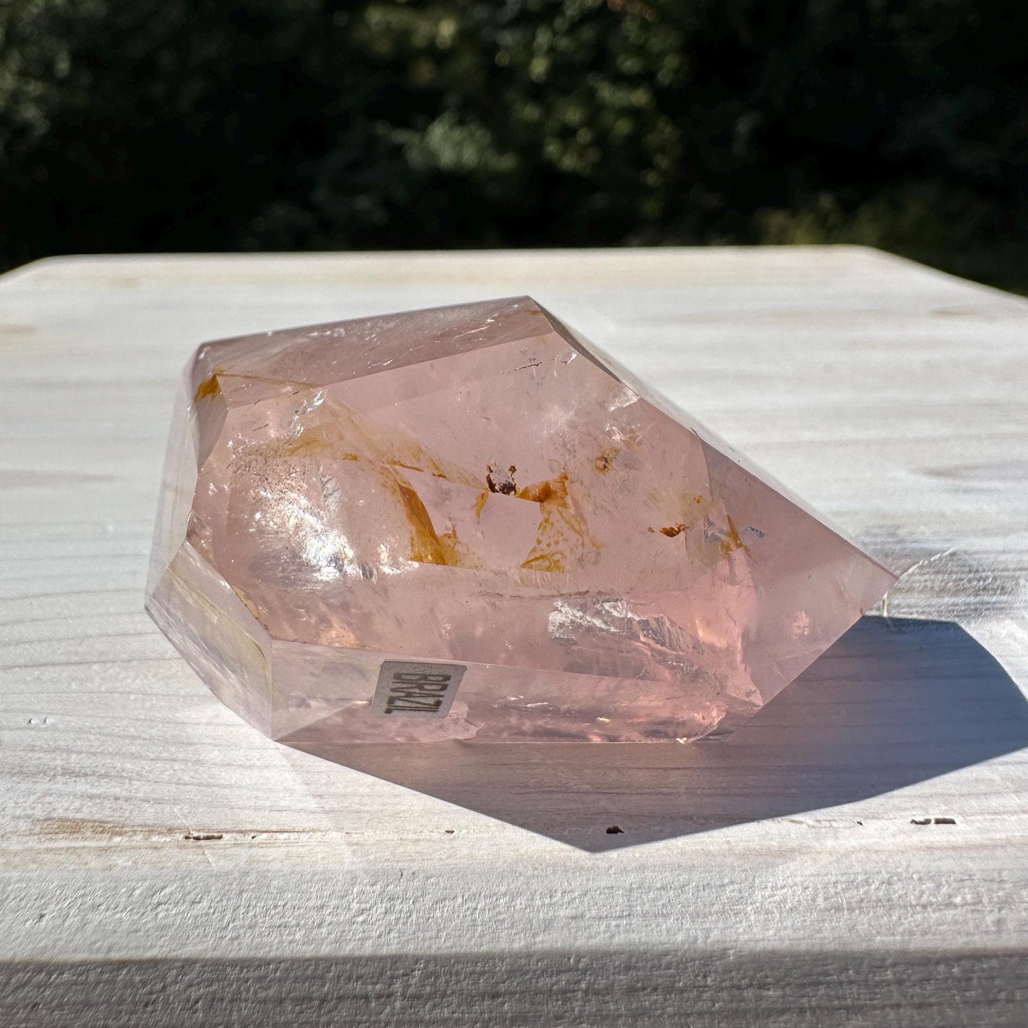 Gorgeous Rose Quartz and Golden Healer Combo Mineral Freeform - #7