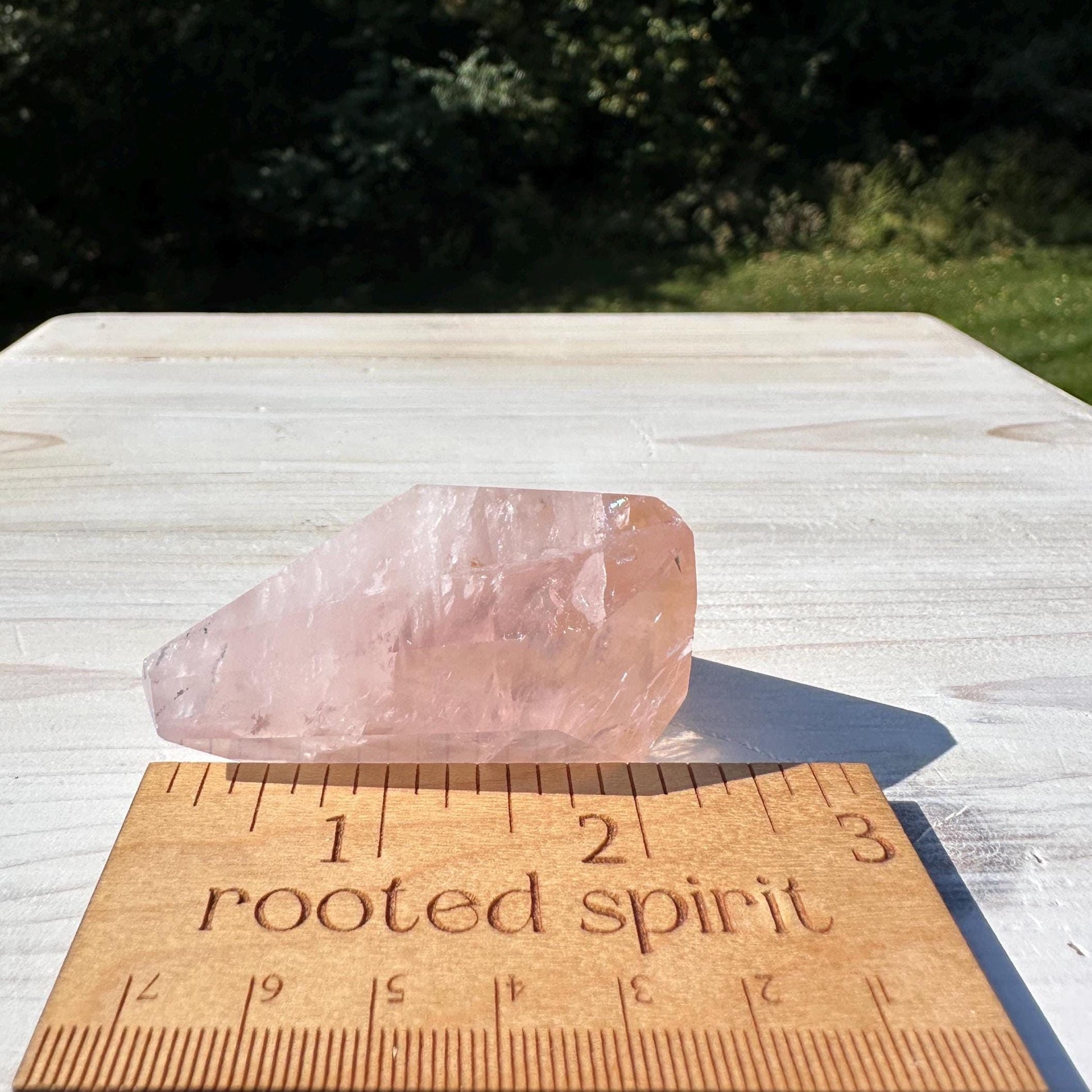 Gorgeous Rose Quartz and Golden Healer Combo Mineral Freeform - #7