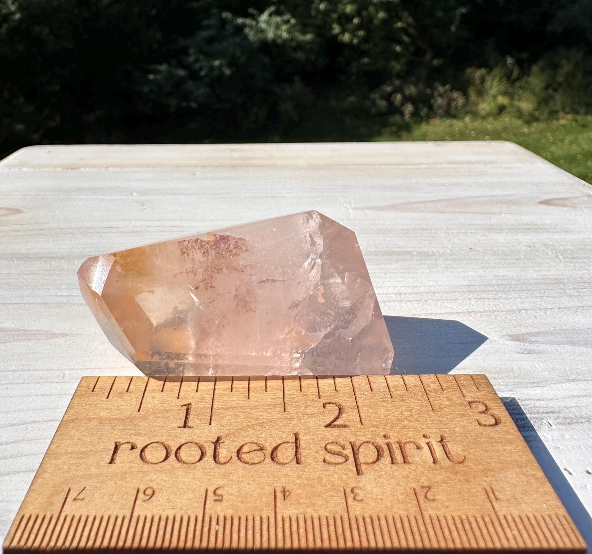 Gorgeous Rose Quartz and Golden Healer Combo Mineral Freeform - #8