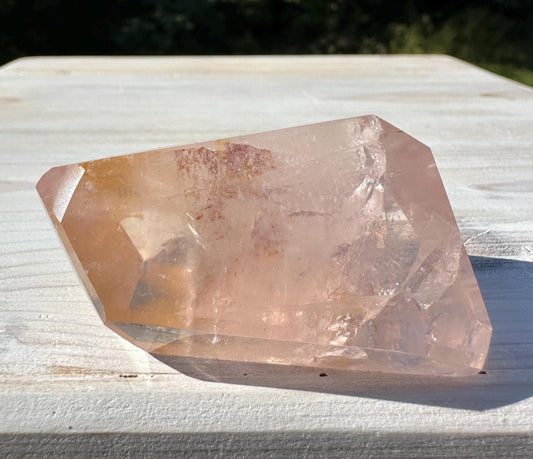 Gorgeous Rose Quartz and Golden Healer Combo Mineral Freeform - #8