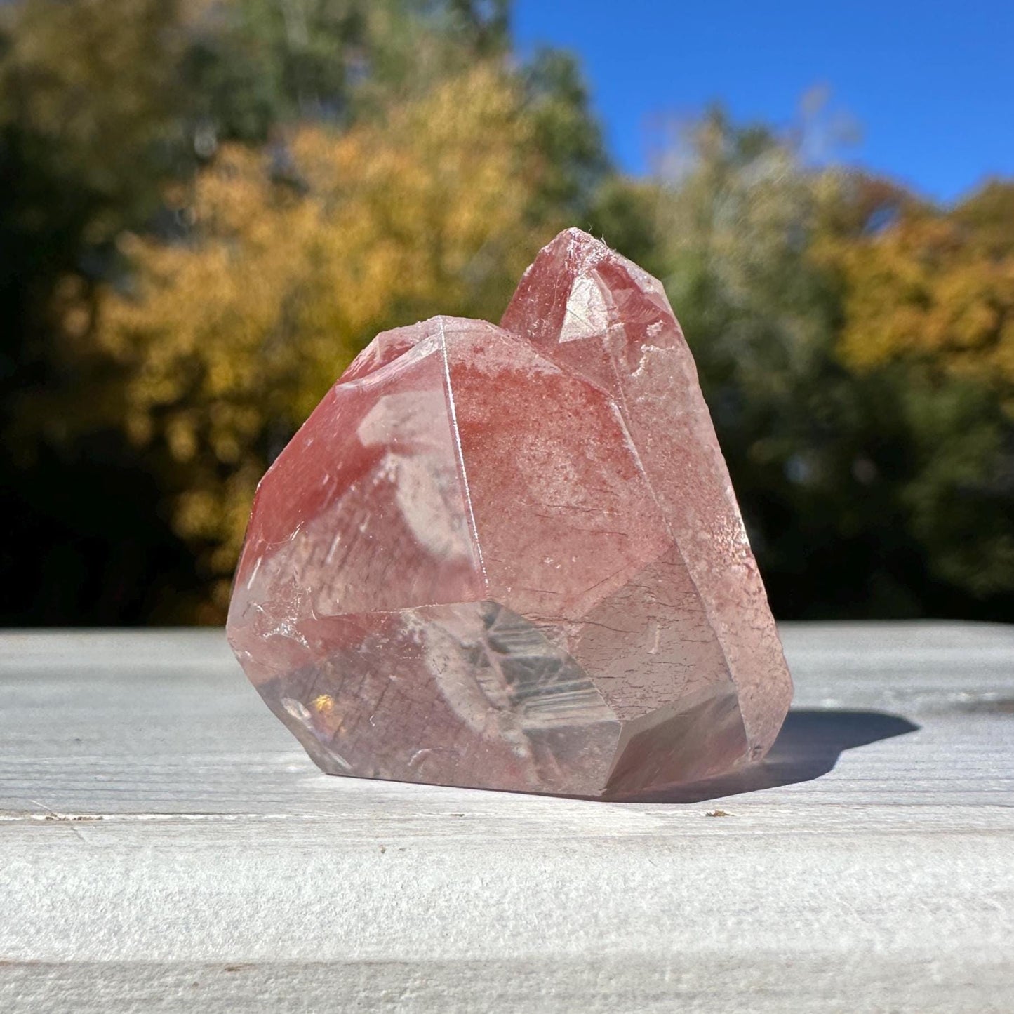 Incredible Small Raw Pink Lemurian Freeform from Brazil - #2