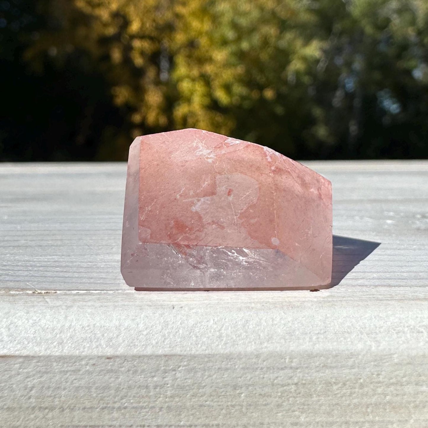 Incredible Small Raw Pink Lemurian Freeform from Brazil - #3