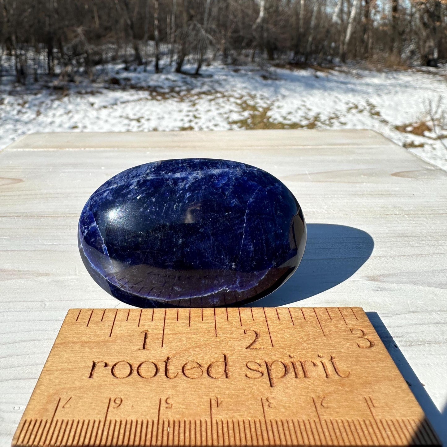 Beautiful Sodalite Palm Stone- #2