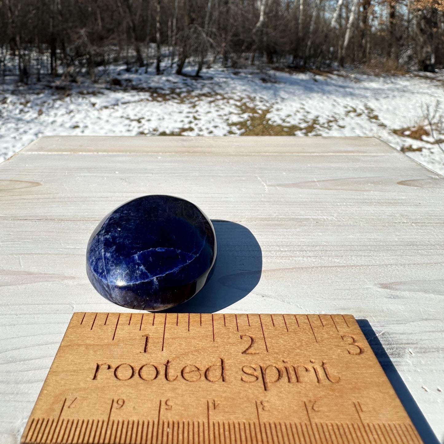 Beautiful Sodalite Palm Stone- #2