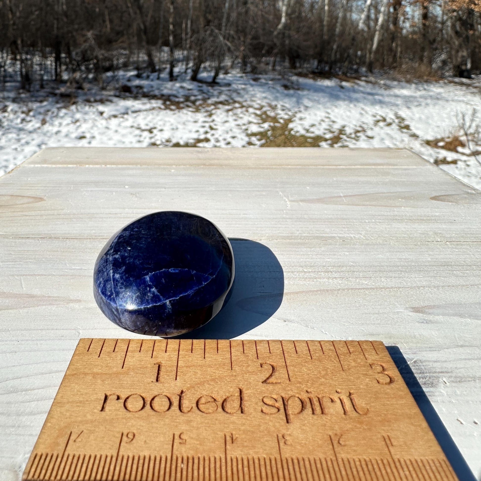 Beautiful Sodalite Palm Stone- #2