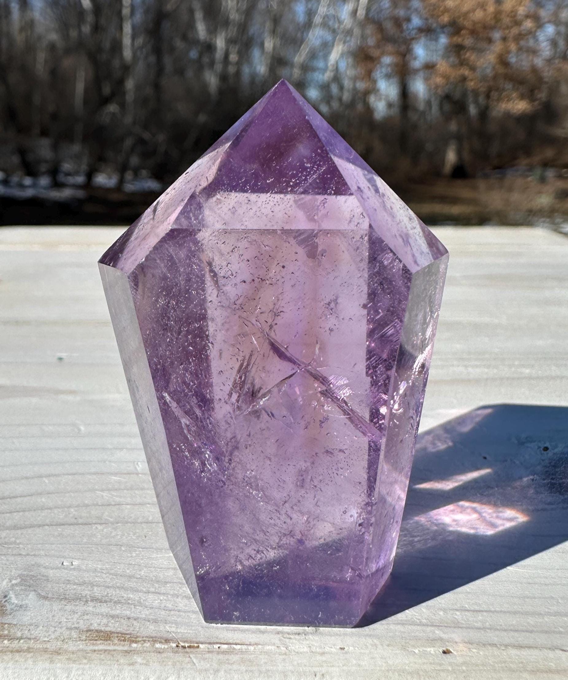 AAA Grade Purple Amethyst Tower - #10