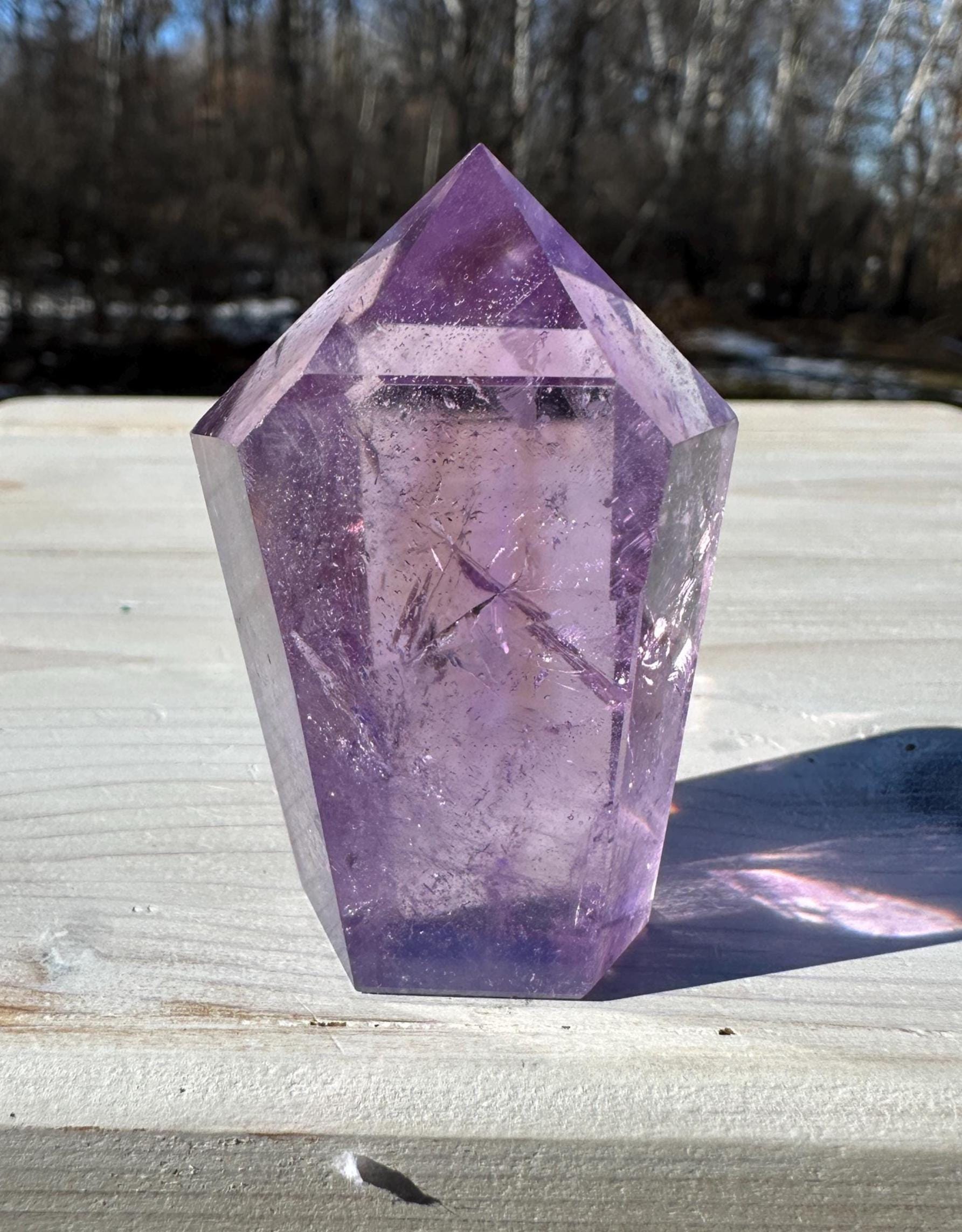 AAA Grade Purple Amethyst Tower - #10