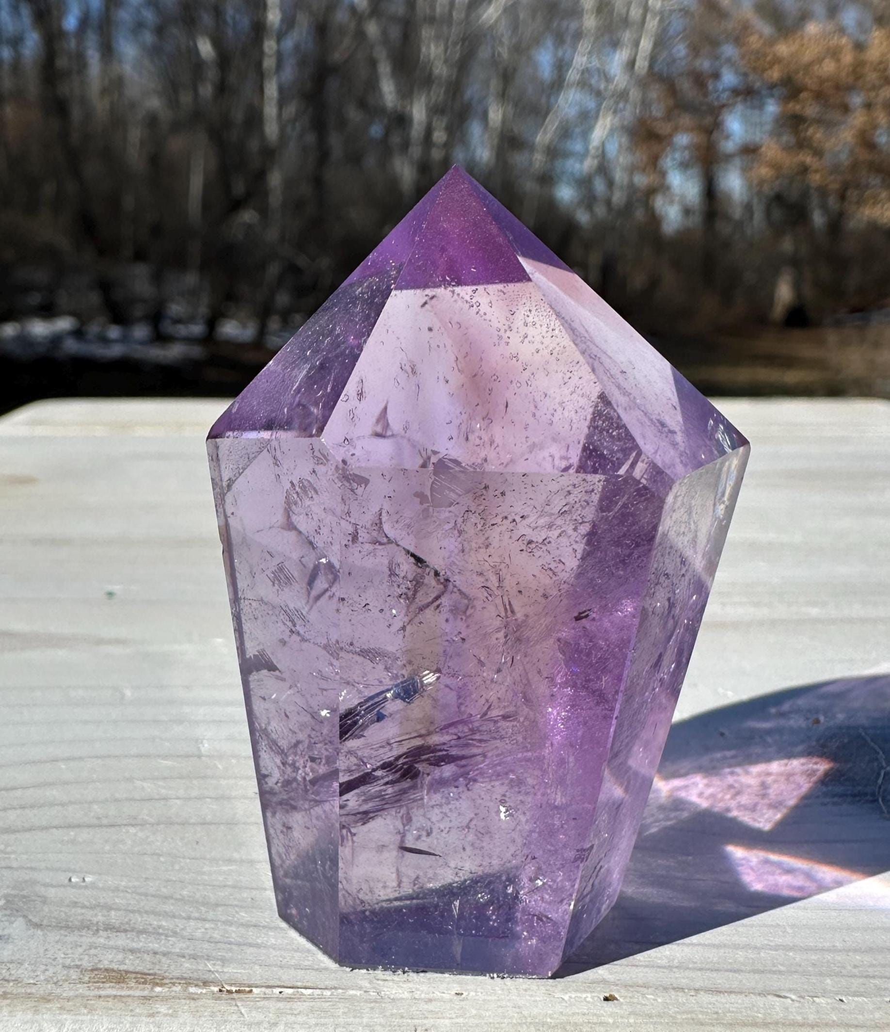 AAA Grade Purple Amethyst Tower - #10