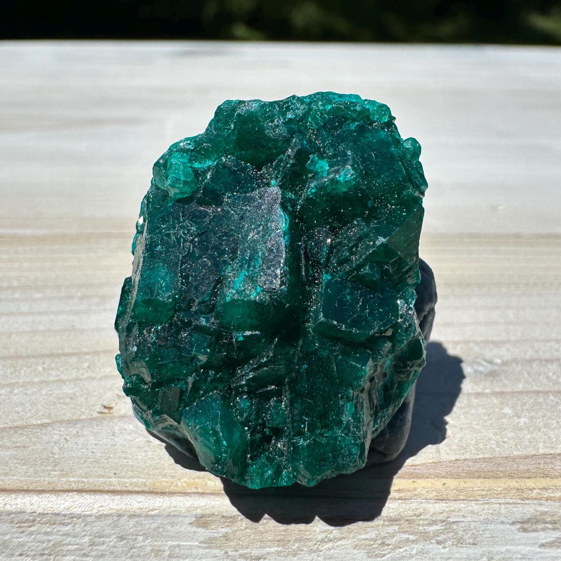 Dioptase Specimen Crystal Cluster - #4