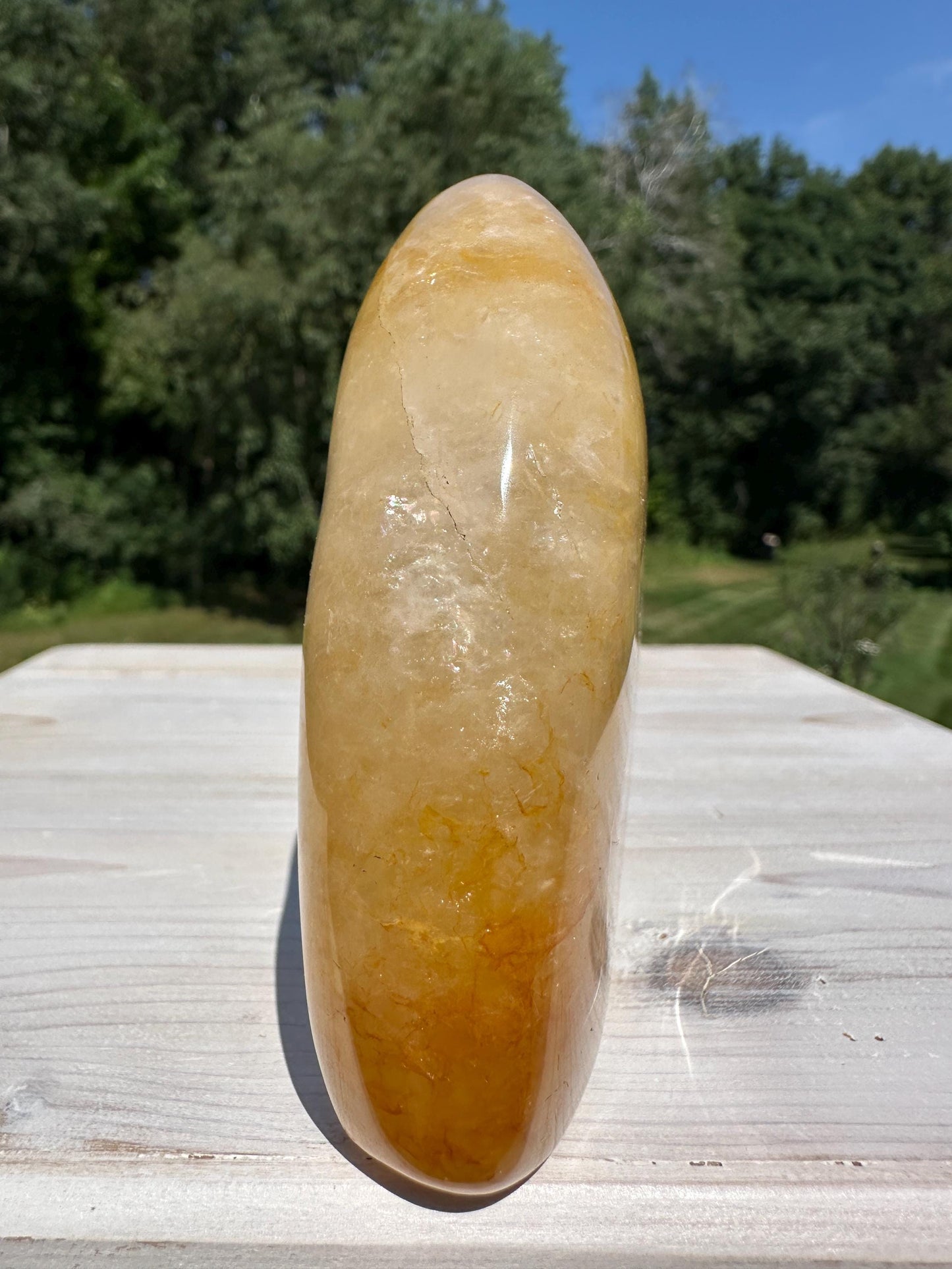 Gorgeous Golden Healer Quartz Crystal Freeform - #1