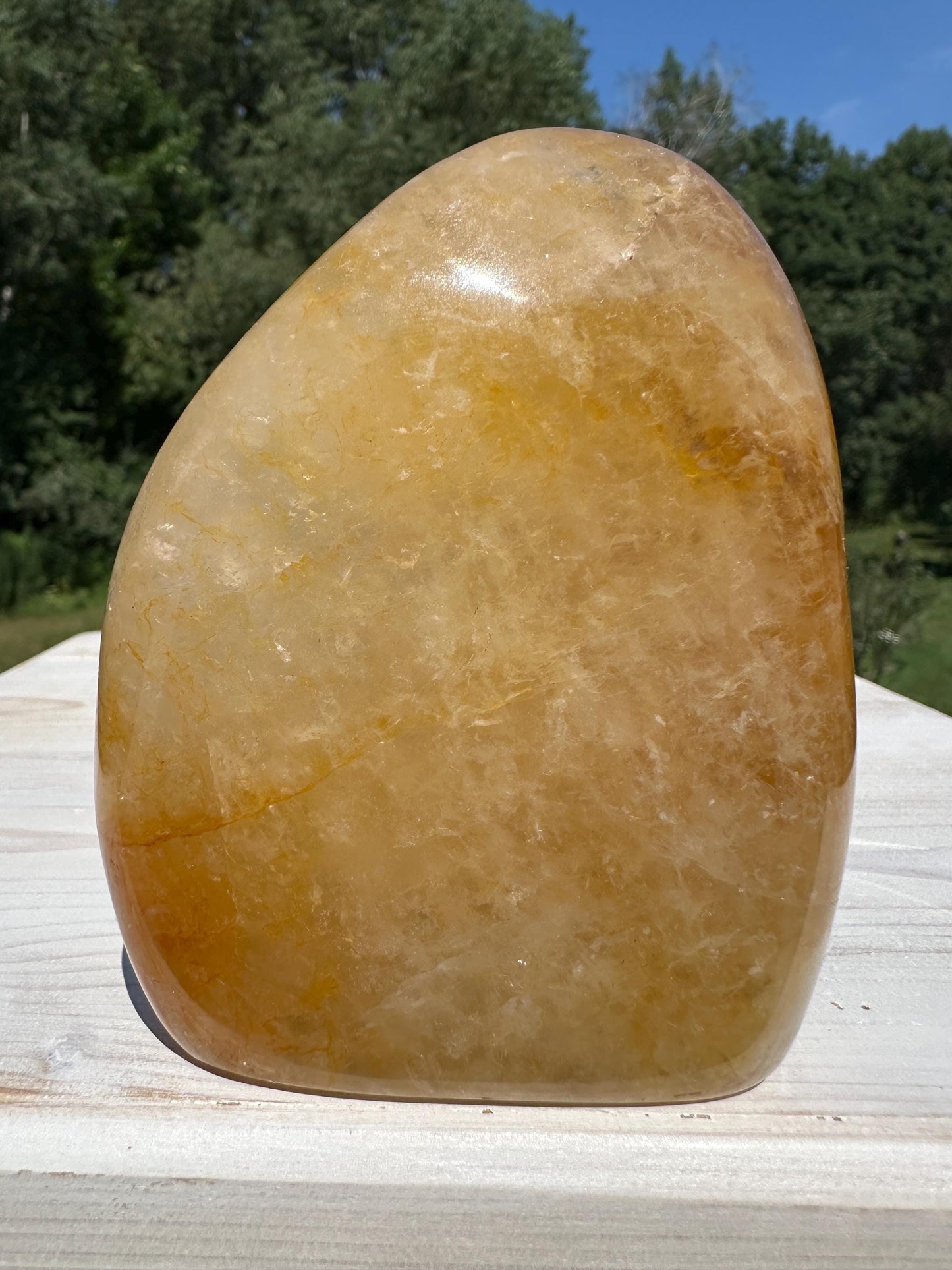 Gorgeous Golden Healer Quartz Crystal Freeform - #1