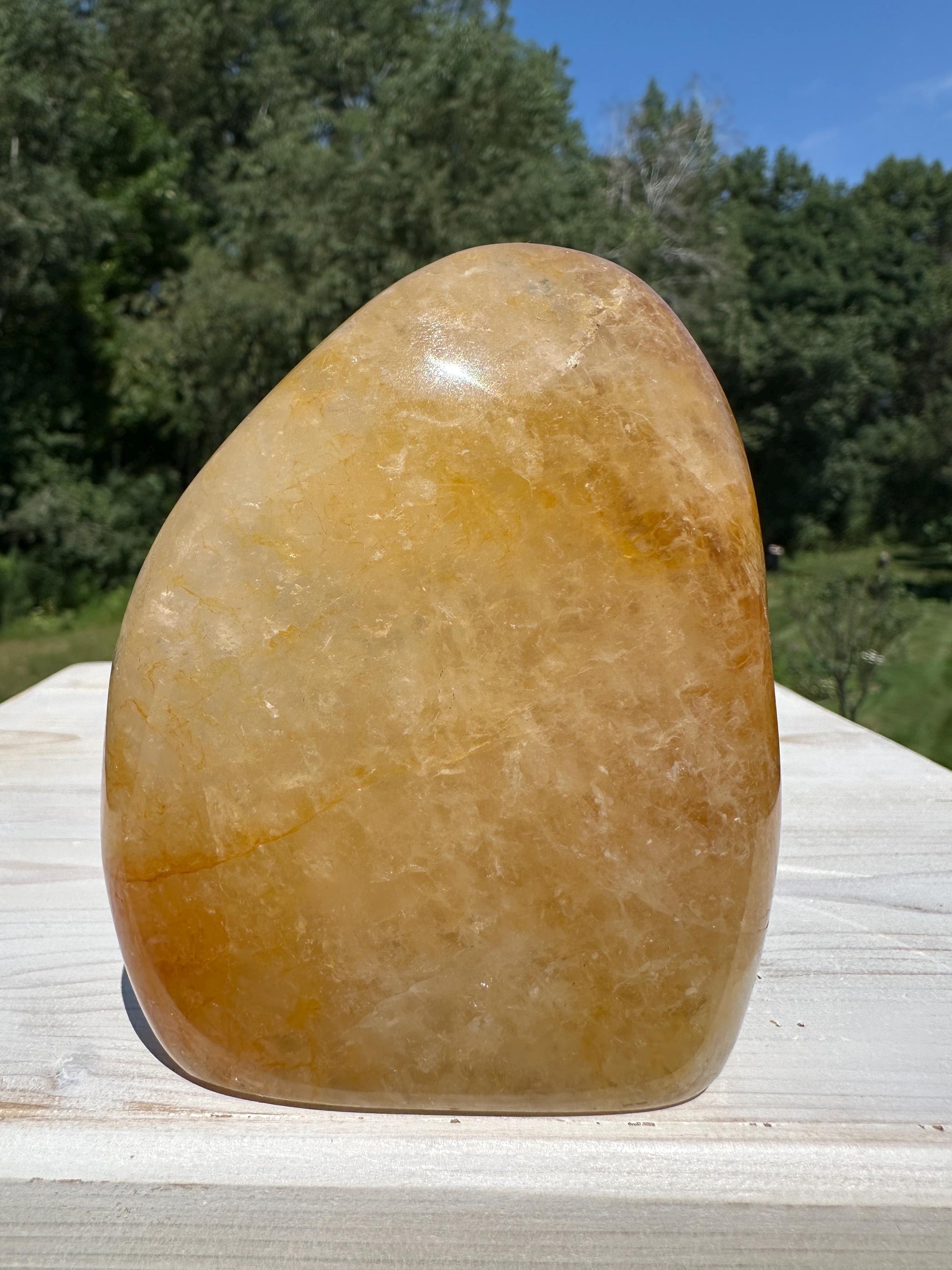 Gorgeous Golden Healer Quartz Crystal Freeform - #1