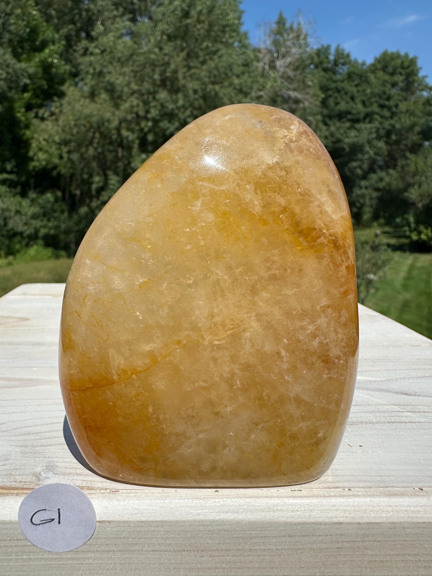 Gorgeous Golden Healer Quartz Crystal Freeform - #1