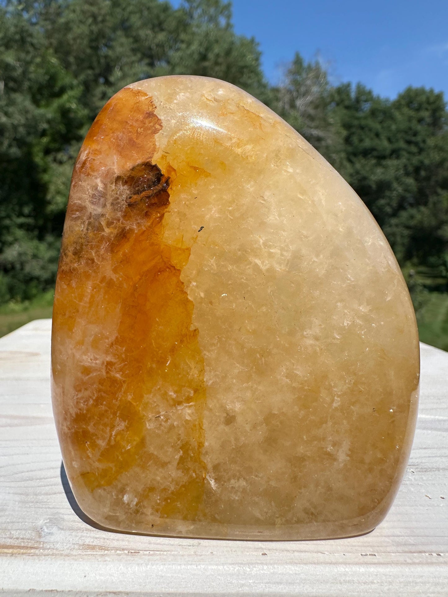 Gorgeous Golden Healer Quartz Crystal Freeform - #1