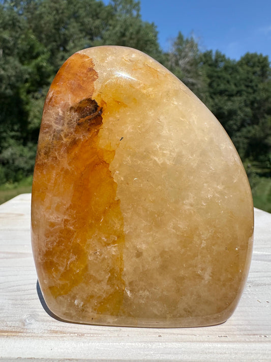 Gorgeous Golden Healer Quartz Crystal Freeform - #1