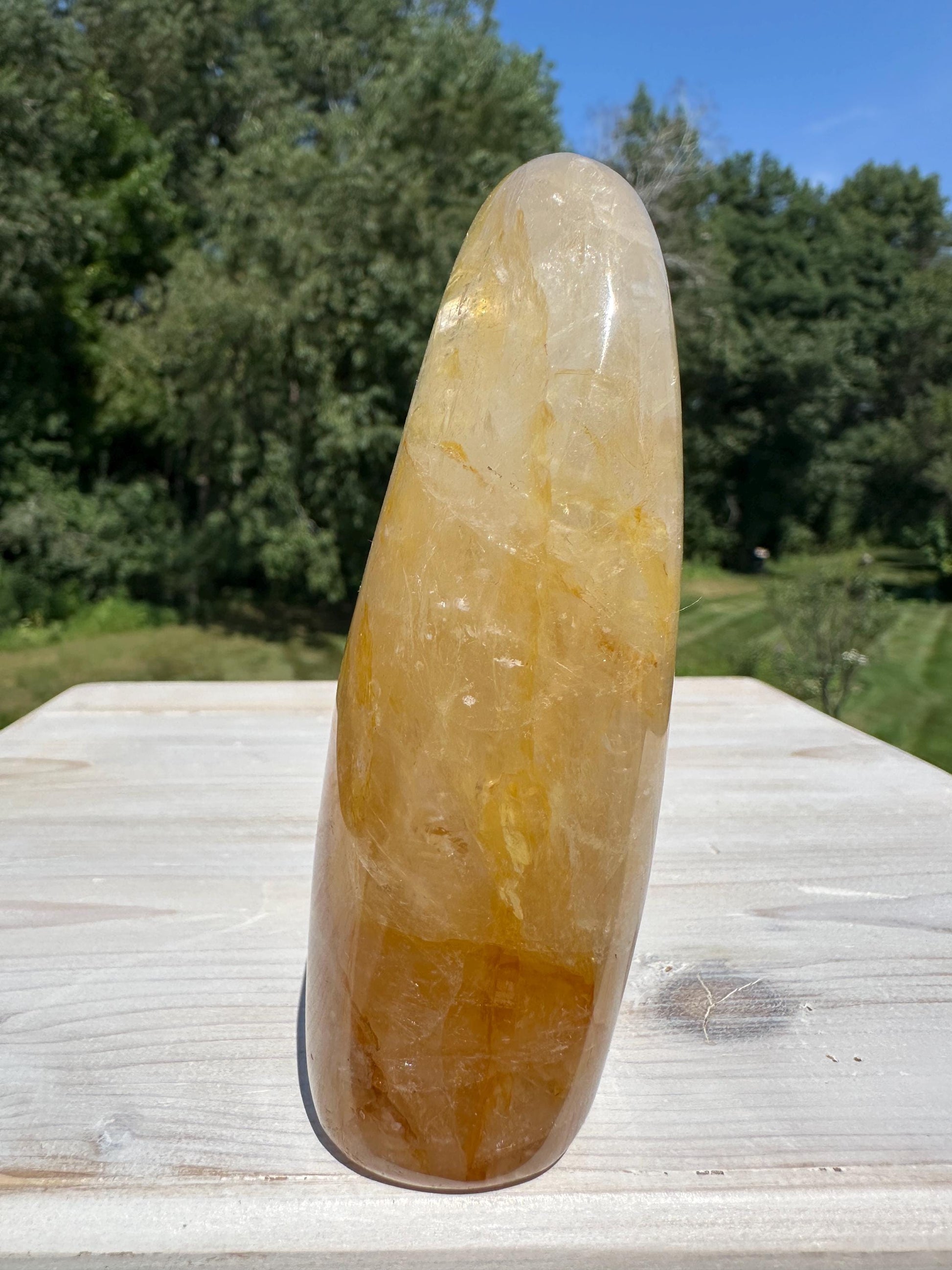 Gorgeous Golden Healer Quartz Crystal Freeform - #2