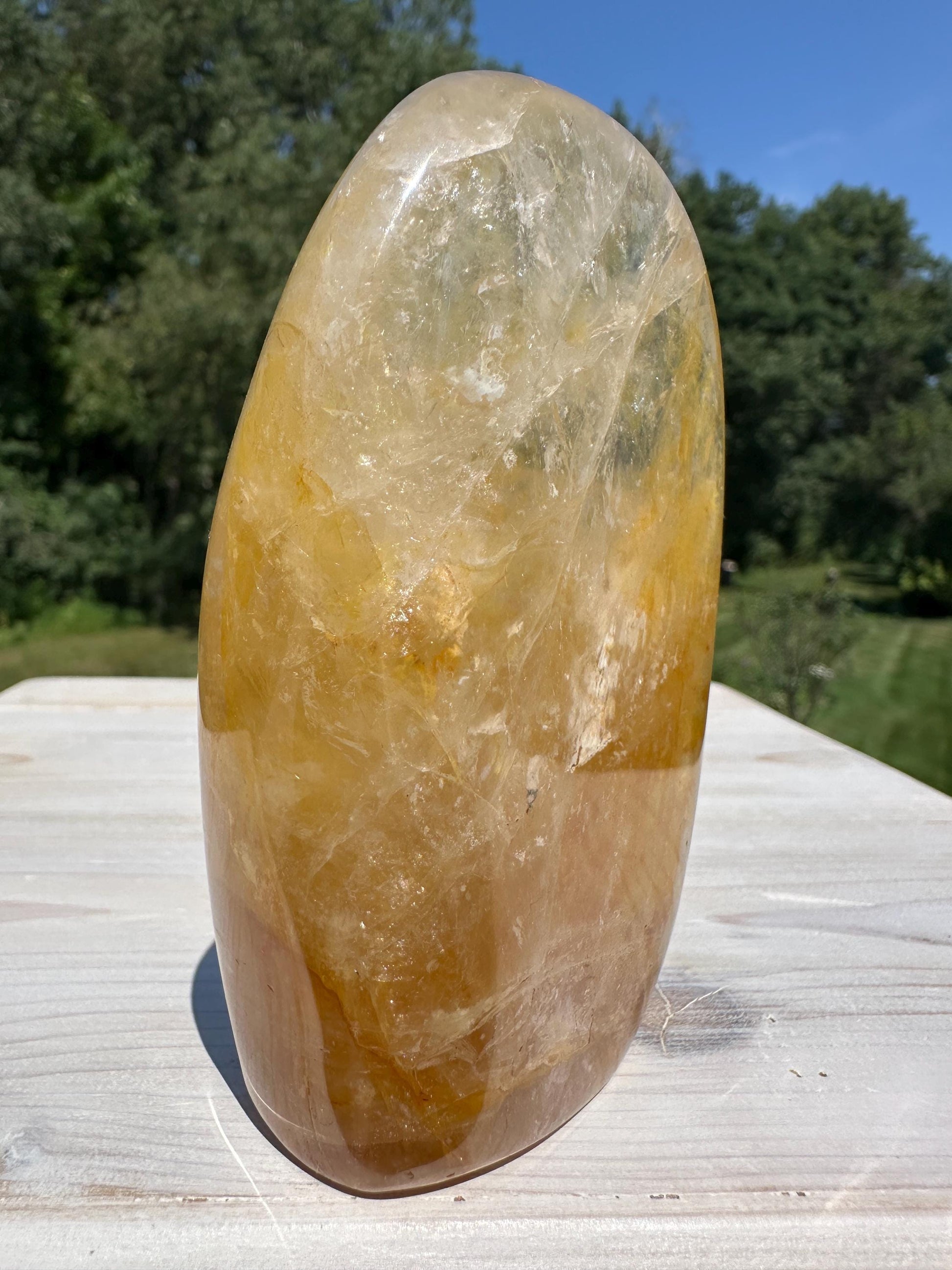 Gorgeous Golden Healer Quartz Crystal Freeform - #2