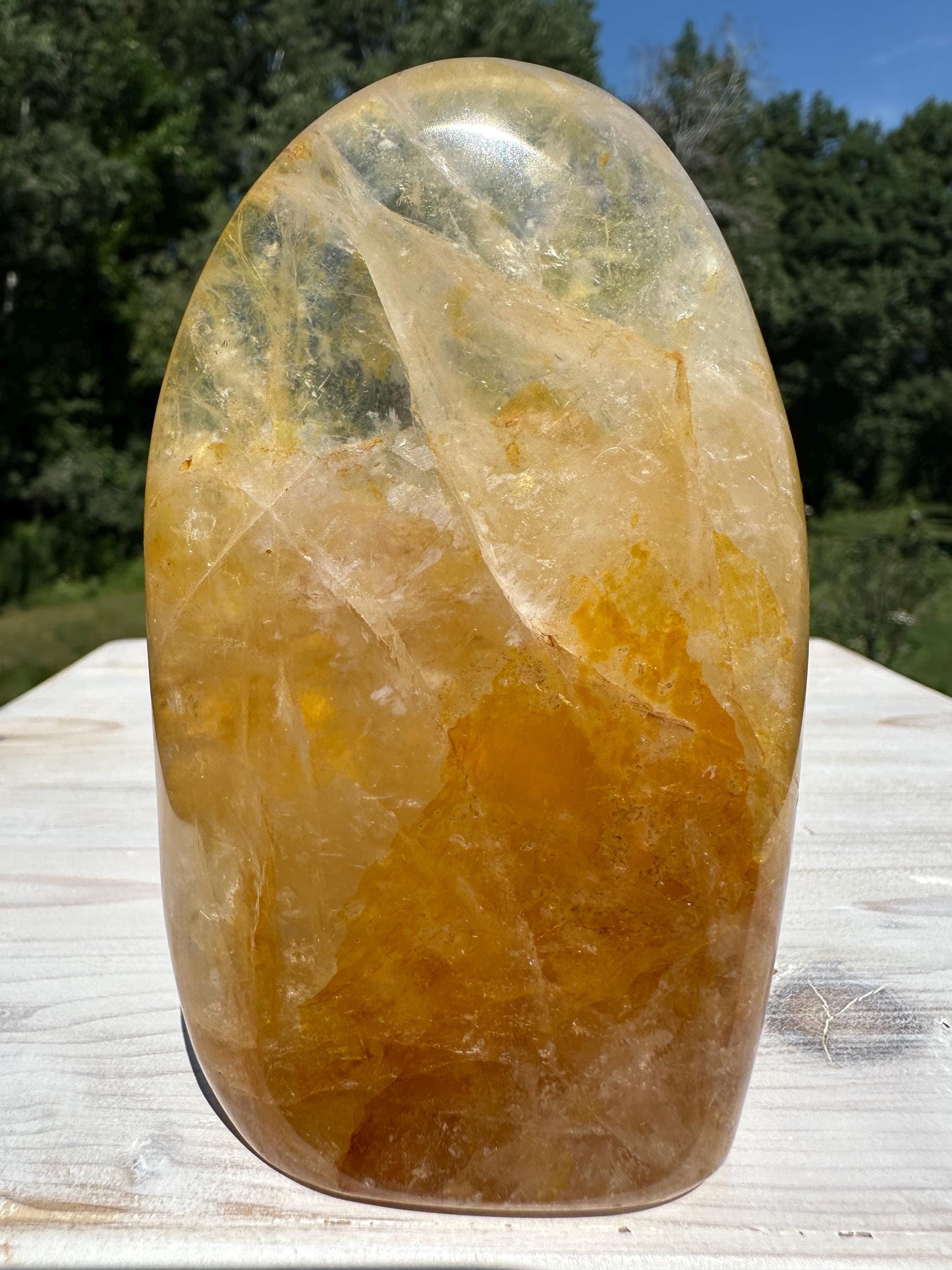 Gorgeous Golden Healer Quartz Crystal Freeform - #2