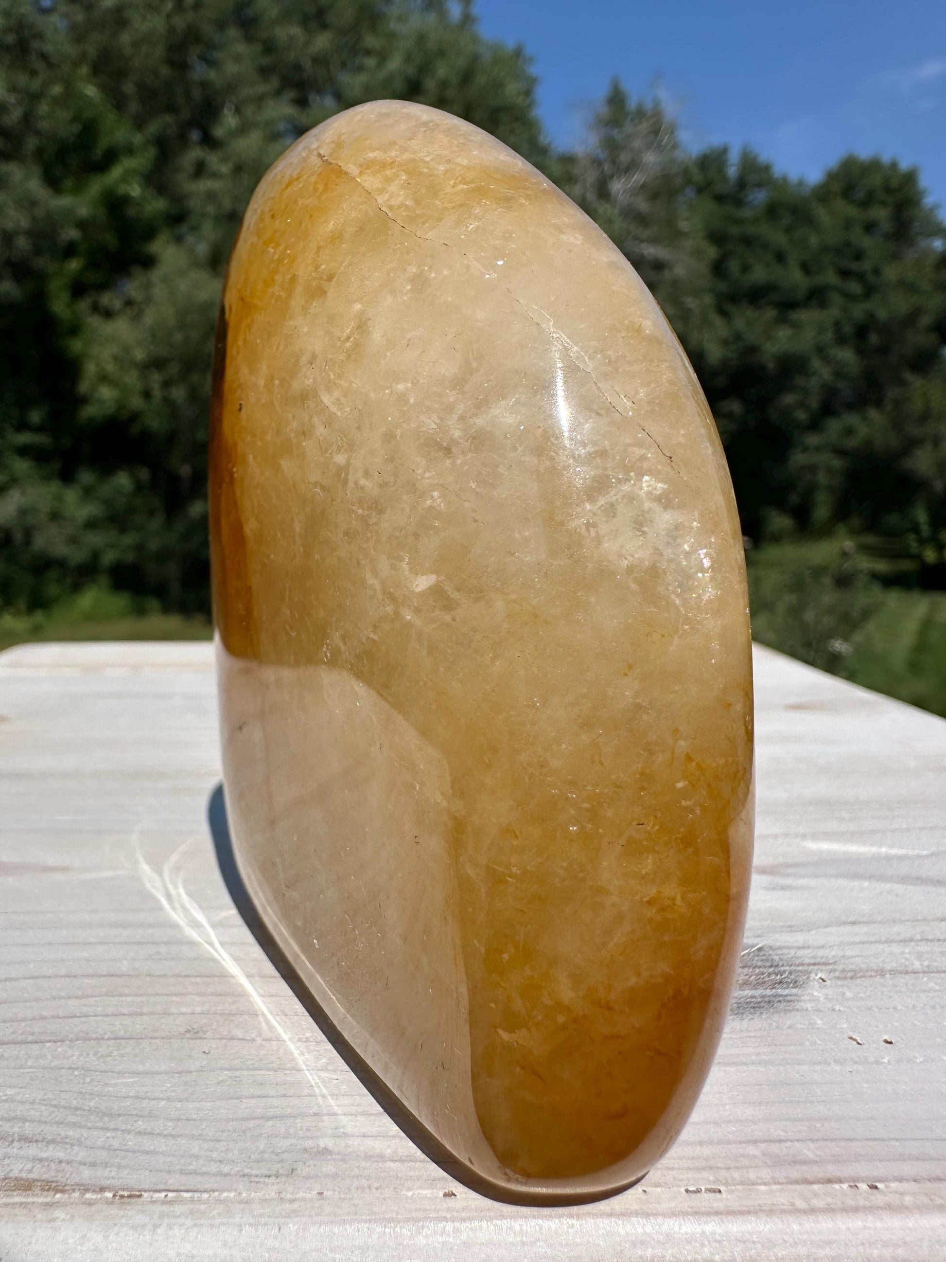 Gorgeous Golden Healer Quartz Crystal Freeform - #1