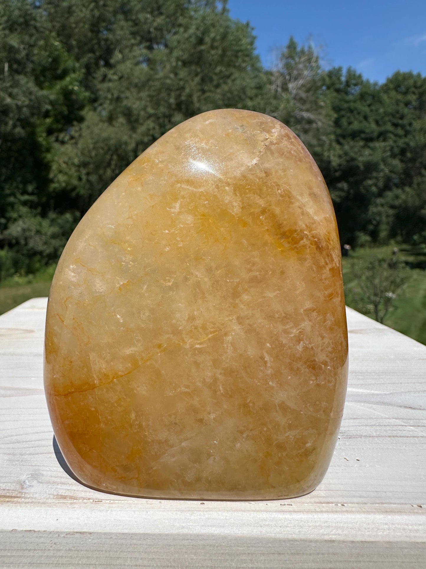 Gorgeous Golden Healer Quartz Crystal Freeform - #1