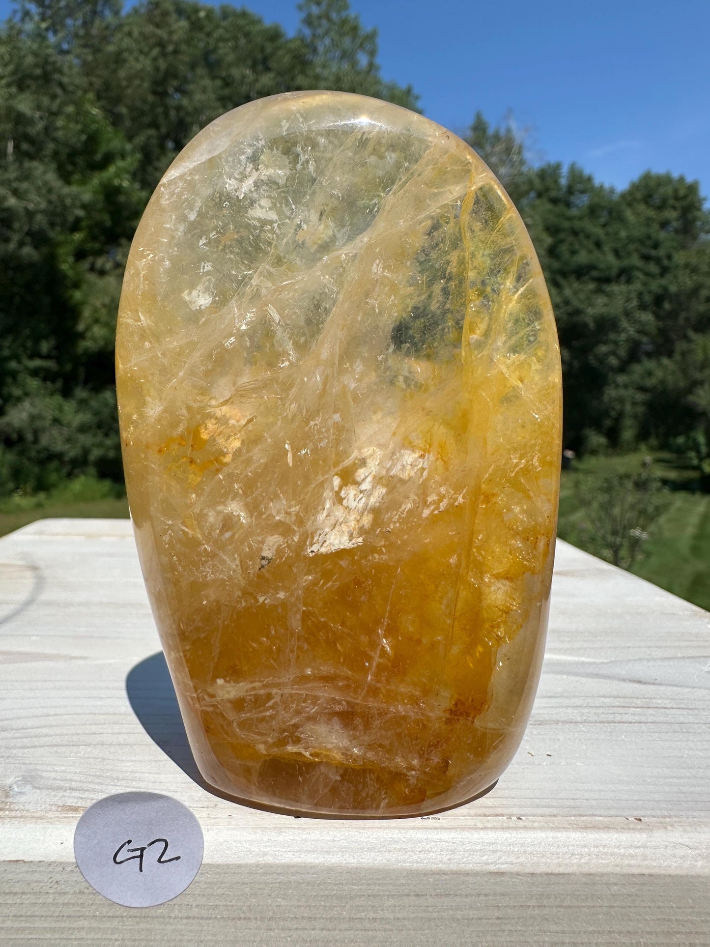 Gorgeous Golden Healer Quartz Crystal Freeform - #2