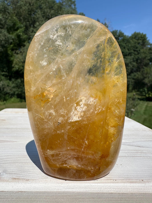 Gorgeous Golden Healer Quartz Crystal Freeform - #2