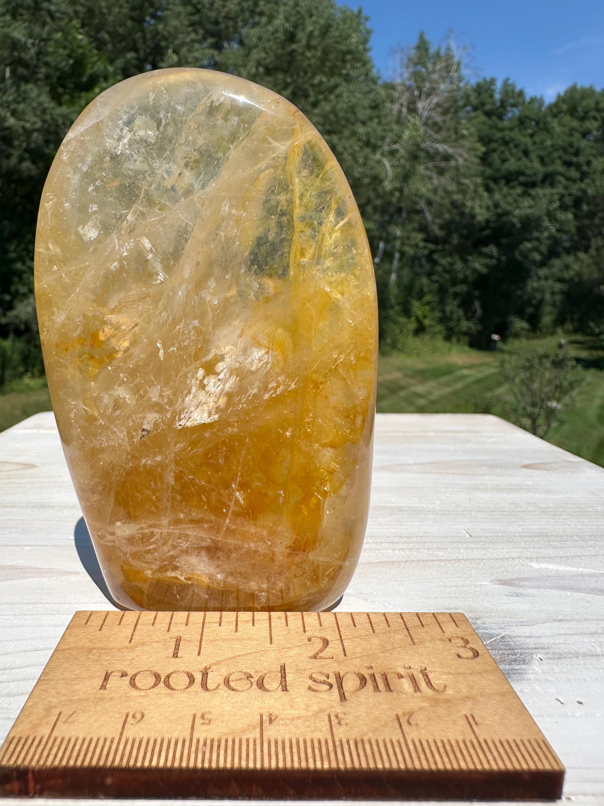 Gorgeous Golden Healer Quartz Crystal Freeform - #2