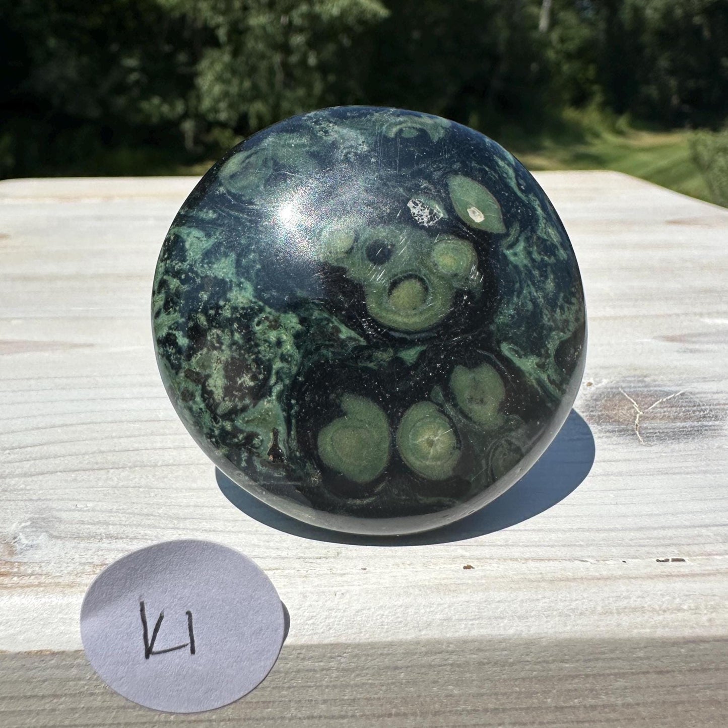 Kambaba Jasper Gallet Crystal - #1