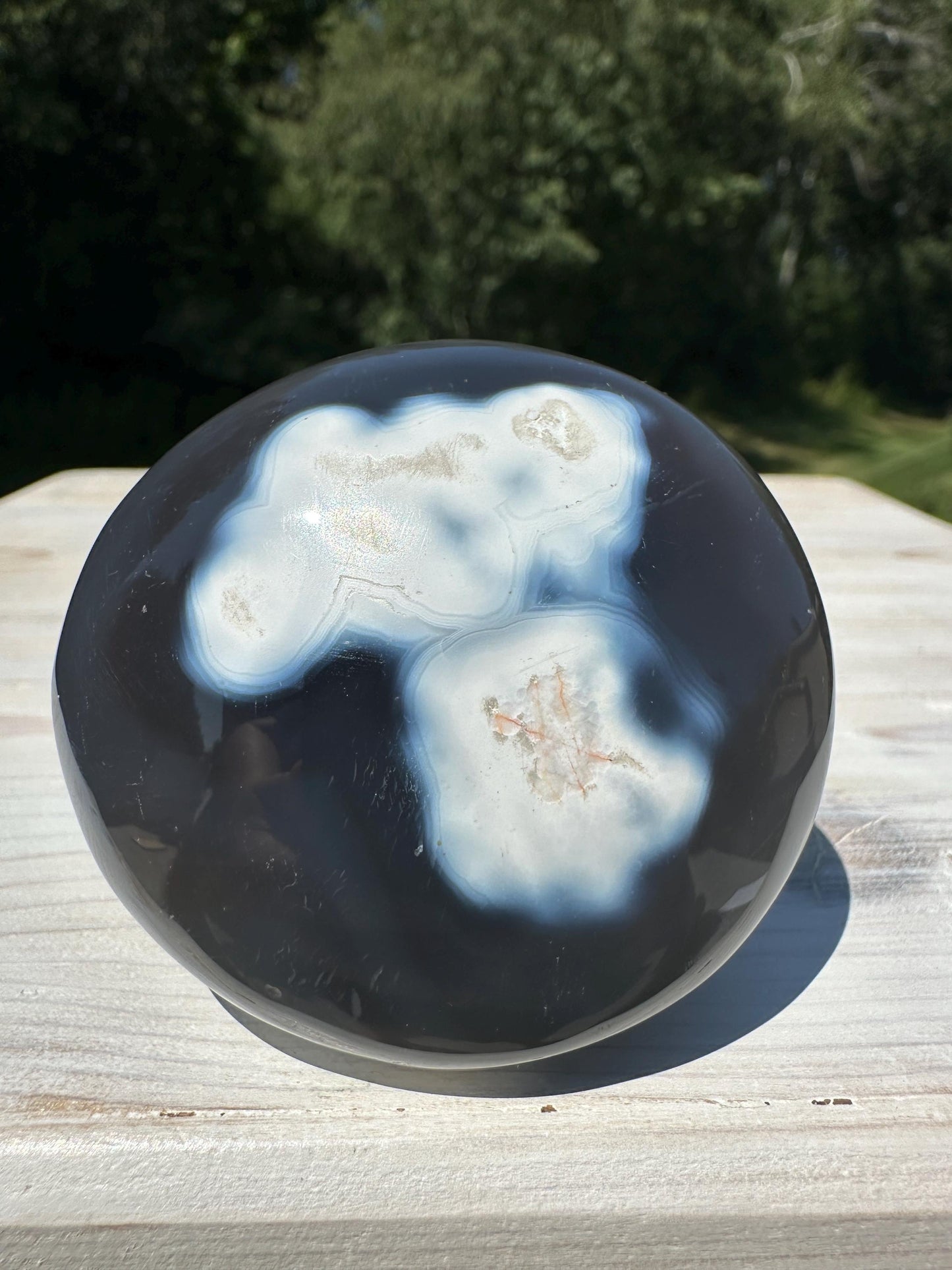 Orca Agate Gallet Crystal - #1