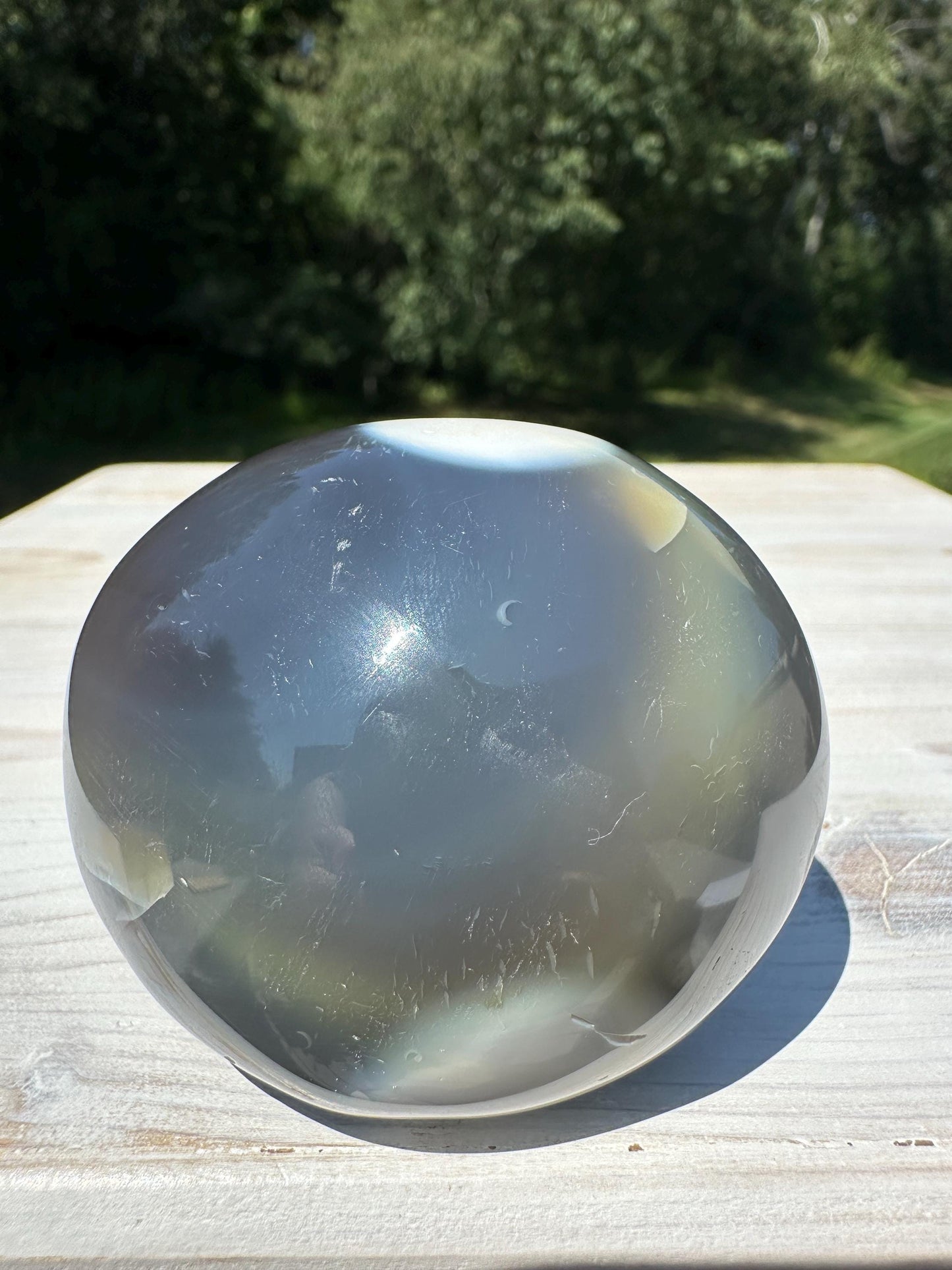 Orca Agate Gallet Crystal - #1