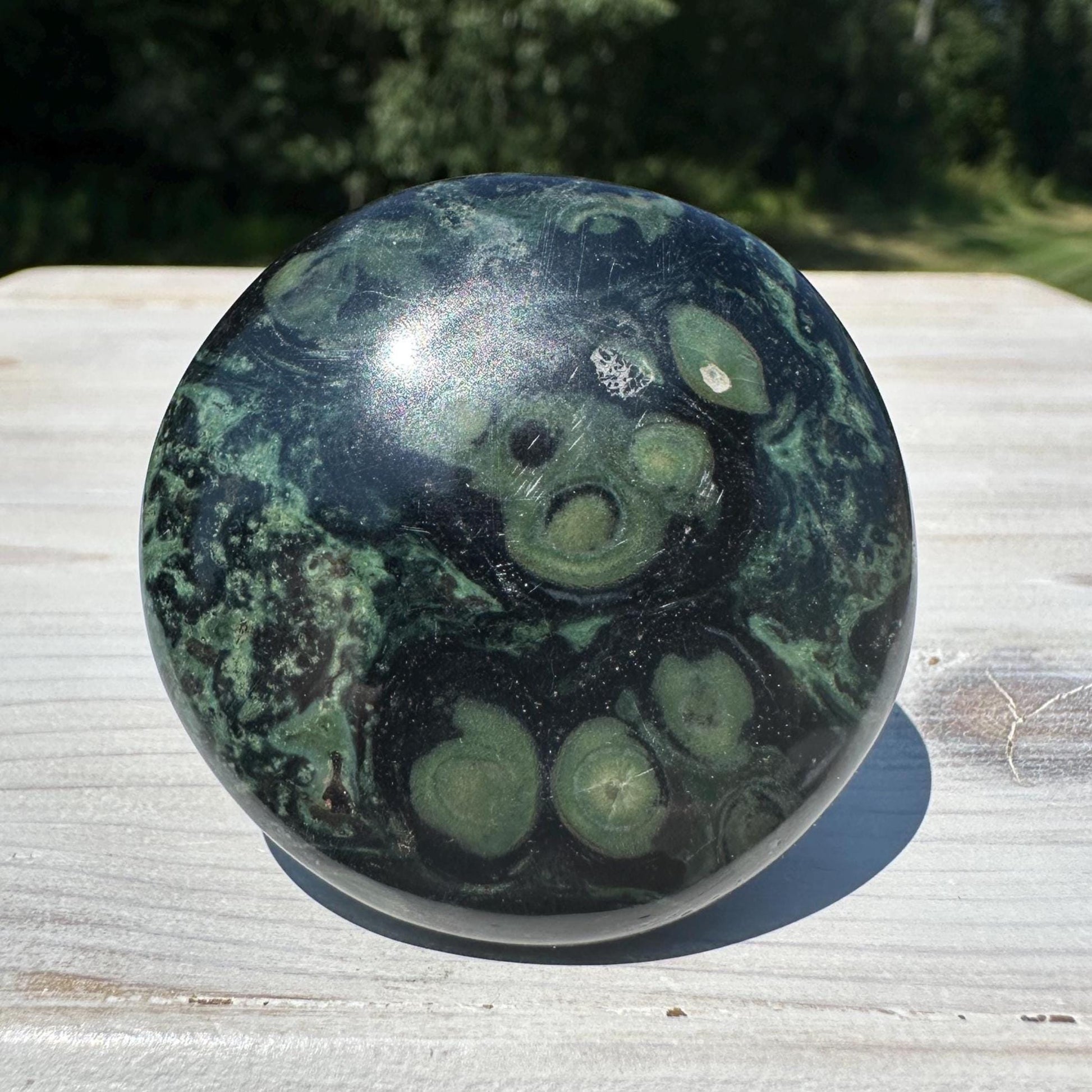Kambaba Jasper Gallet Crystal - #1