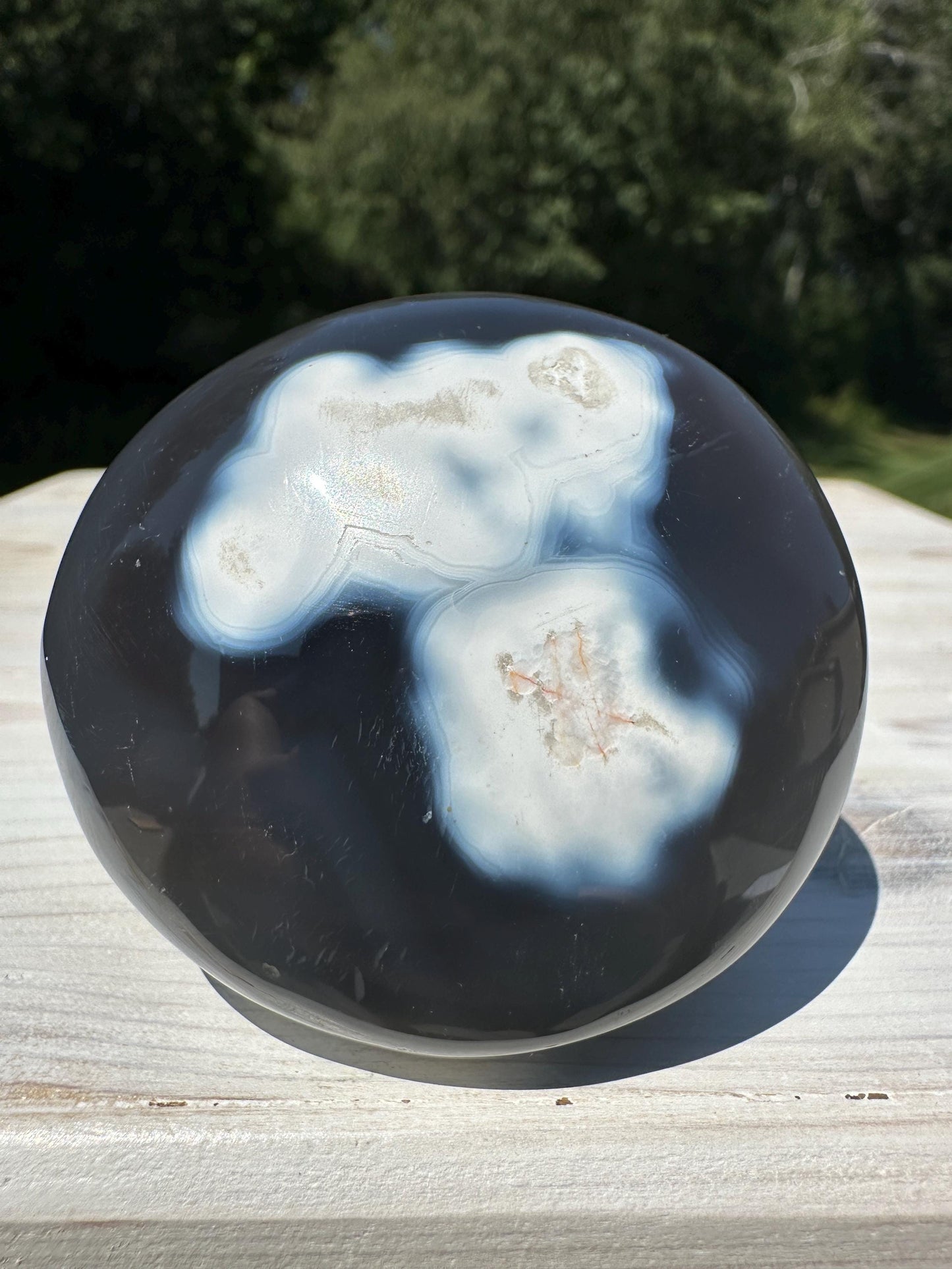 Orca Agate Gallet Crystal - #1