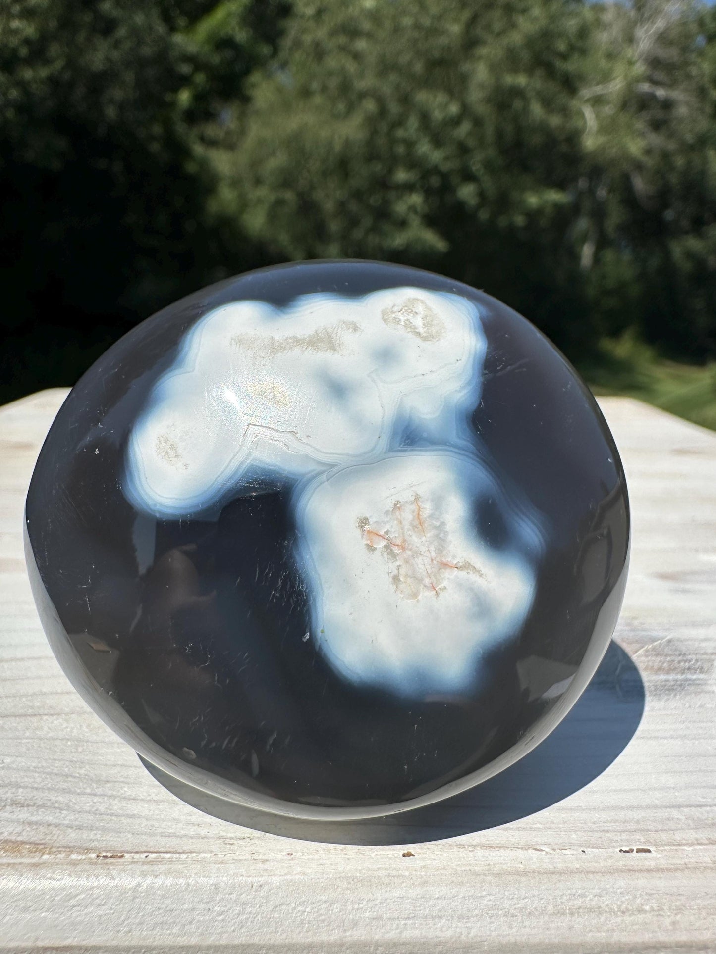 Orca Agate Gallet Crystal - #1