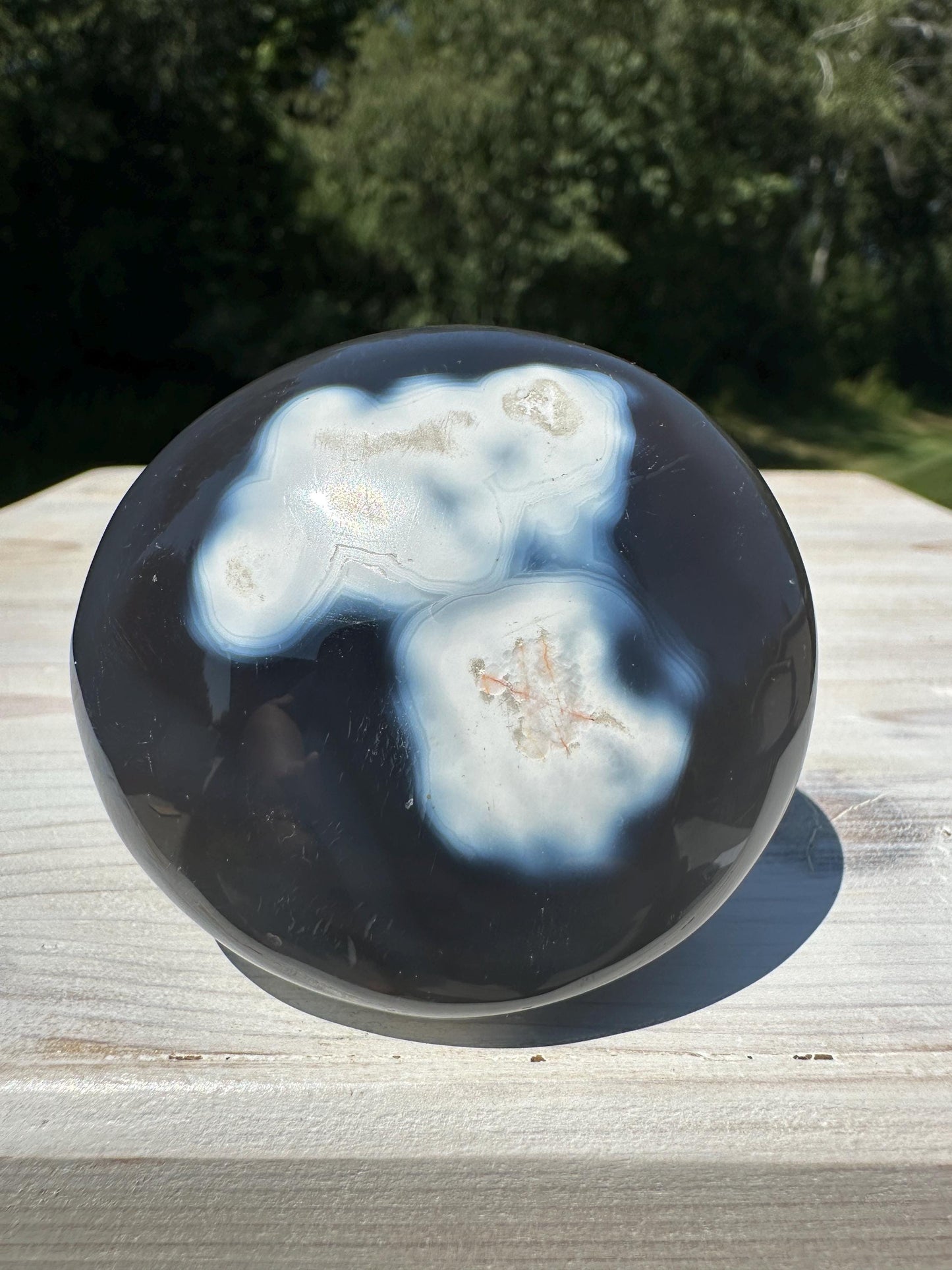 Orca Agate Gallet Crystal - #1