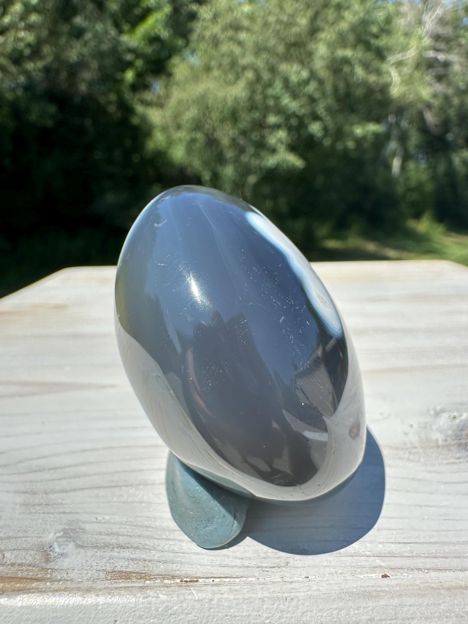 Orca Agate Gallet Crystal - #1